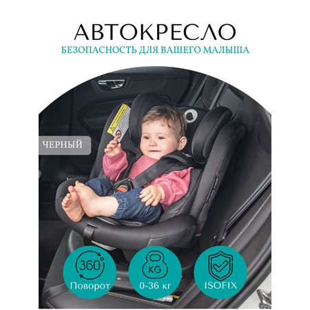 Автокресло Lionelo Bastiaan One Black Onyx 0+/1/2/3 (0-36 кг)
