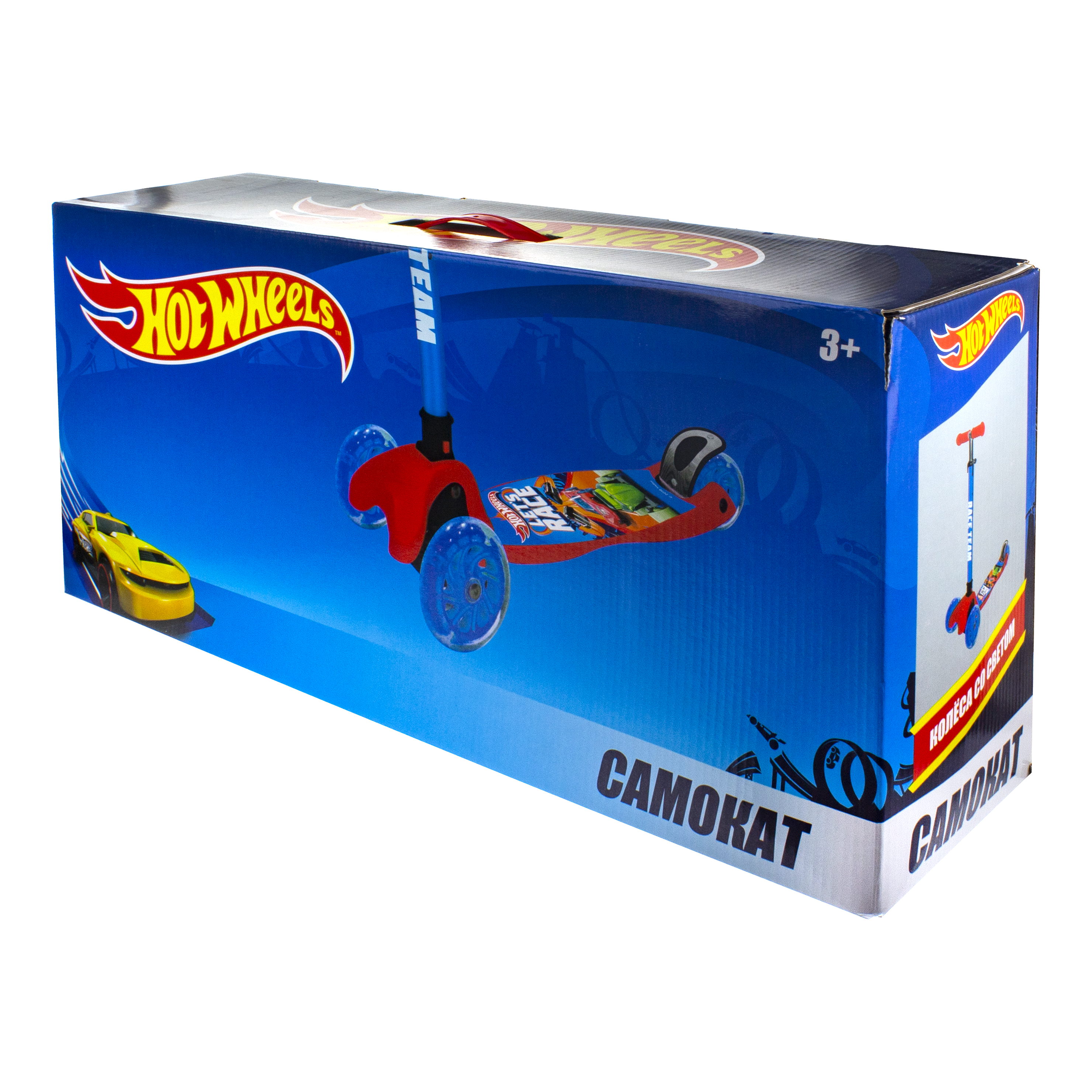 Самокат Hot Wheels трехколесный - фото 10