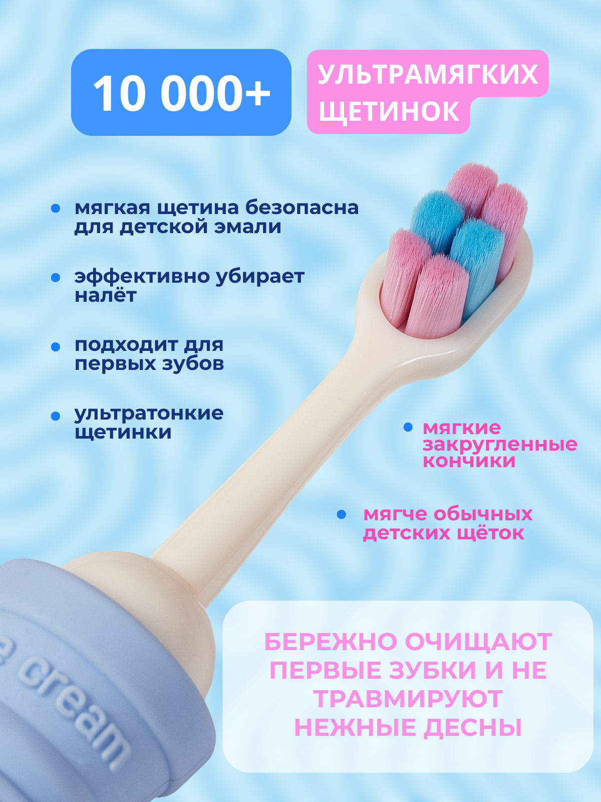 Зубная щетка классическая Чистый Зуб от 0 лет 1 шт. - фото 2