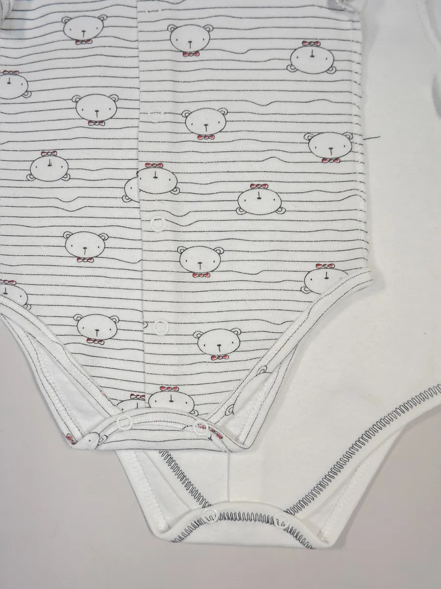 Боди 2 шт Шустрая пчелка 870002ПолоскаБантик - фото 9