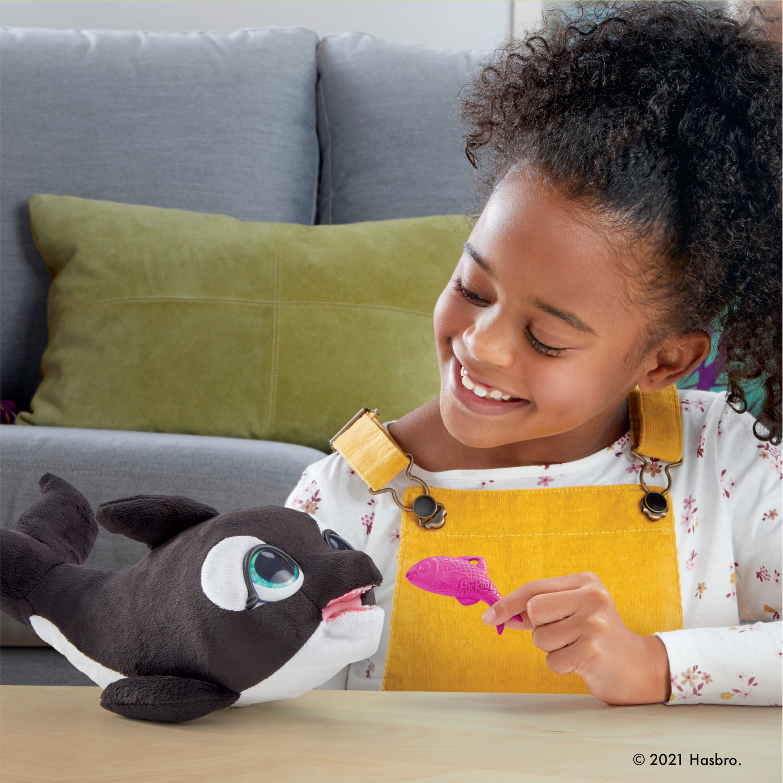 Мягкая игрушка FurReal Friends кит Кикки Малыш-Касатка - фото 8