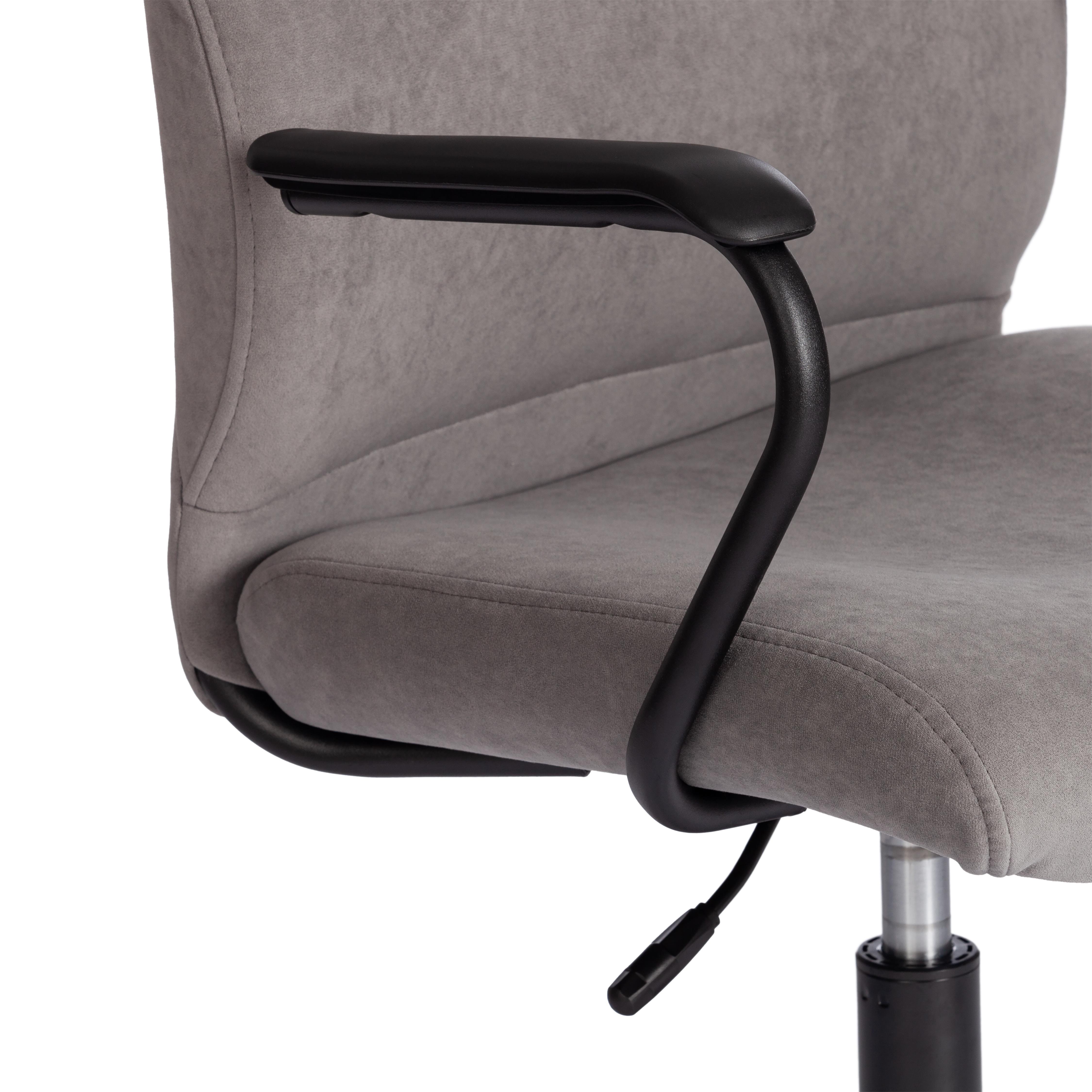 Компьютерное кресло TETCHAIR флок серый - фото 17