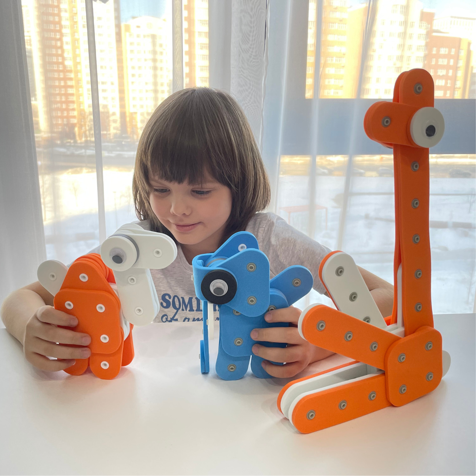 Конструктор DINNO KIDS Жираф 29 дет. - фото 6