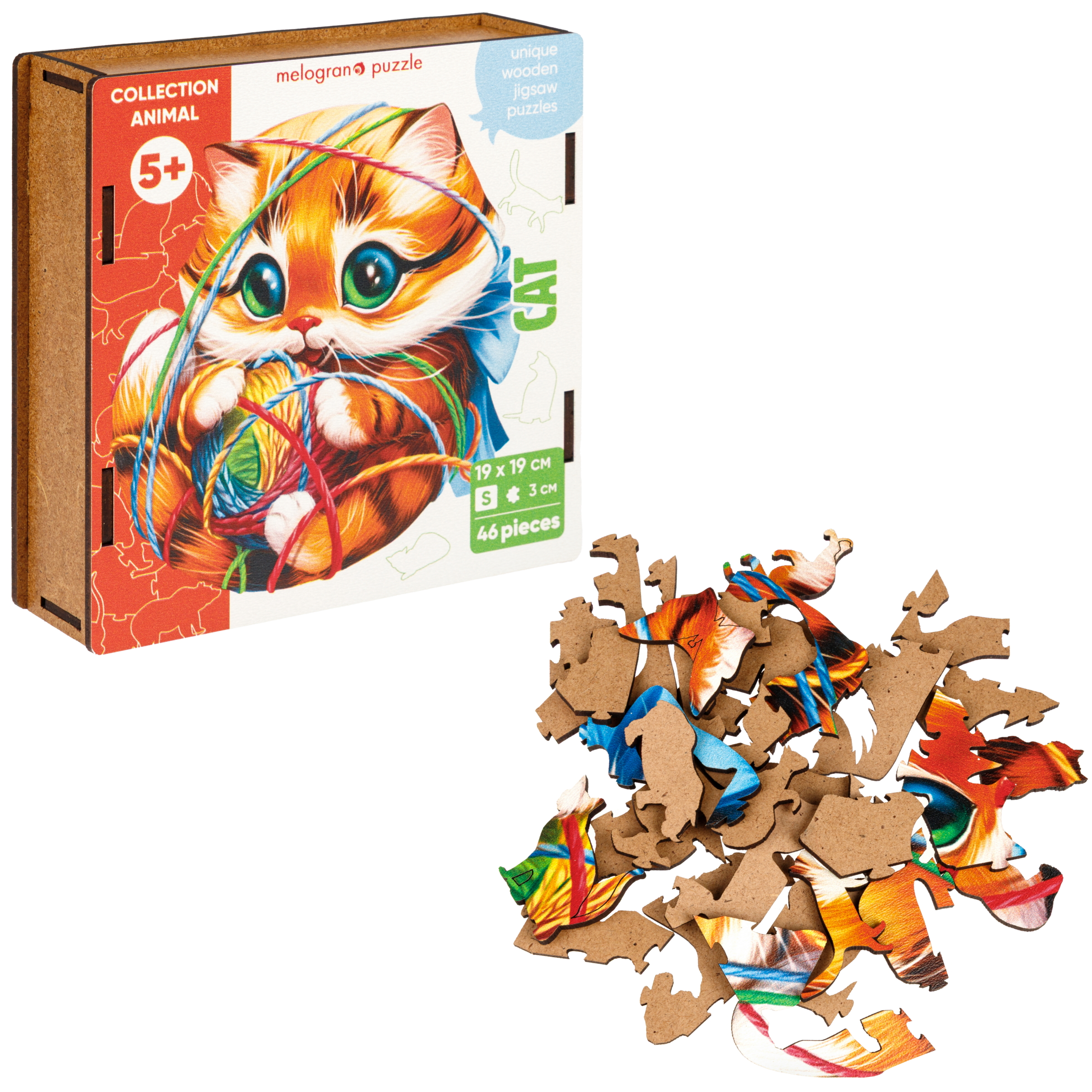 Пазл Melograno puzzle деревянный - фото 2