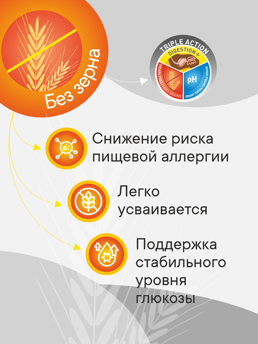 Корм сухой 1st Choice гипоаллергенный беззерновой для кошек на утке с картофелем 5.44кг - фото 2