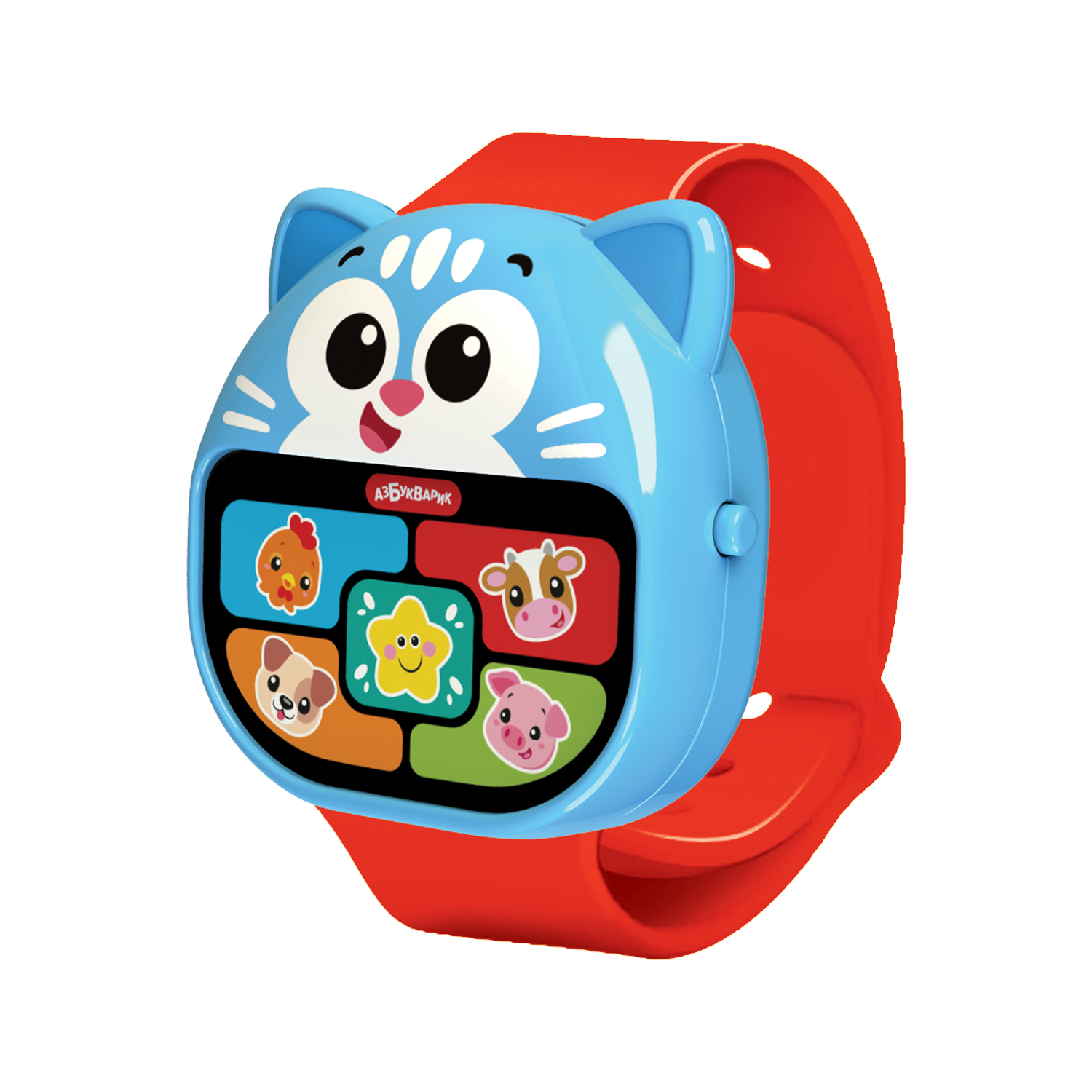 Игрушка Азбукварик часики Котенок - фото 2