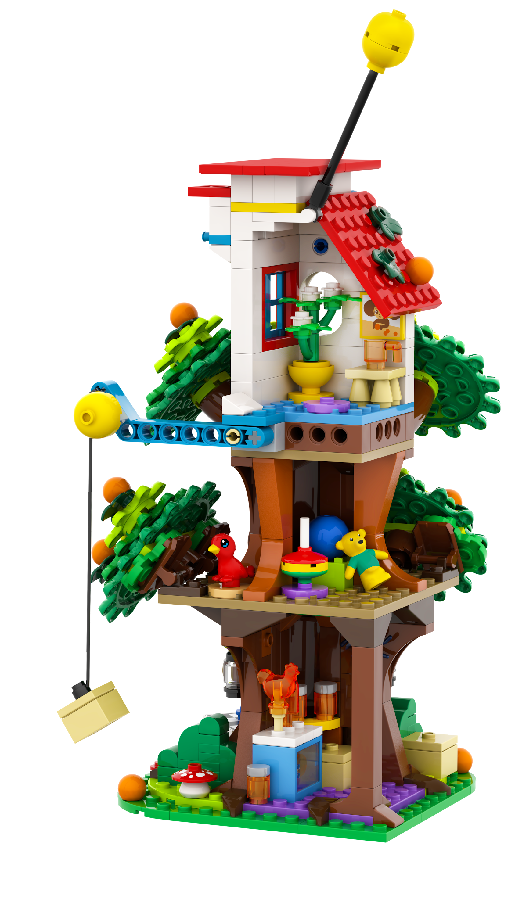 Конструктор РУБРИК Дом на дереве 335 дет. - фото 2