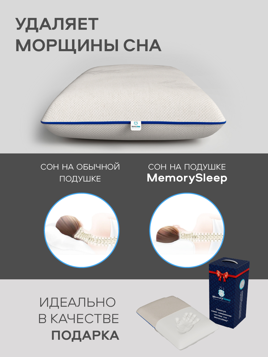 Подушка ортопедическая MemorySleep Compact - фото 3