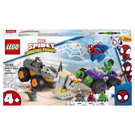 Конструктор LEGO Spidey Схватка Халка и Носорога блочный