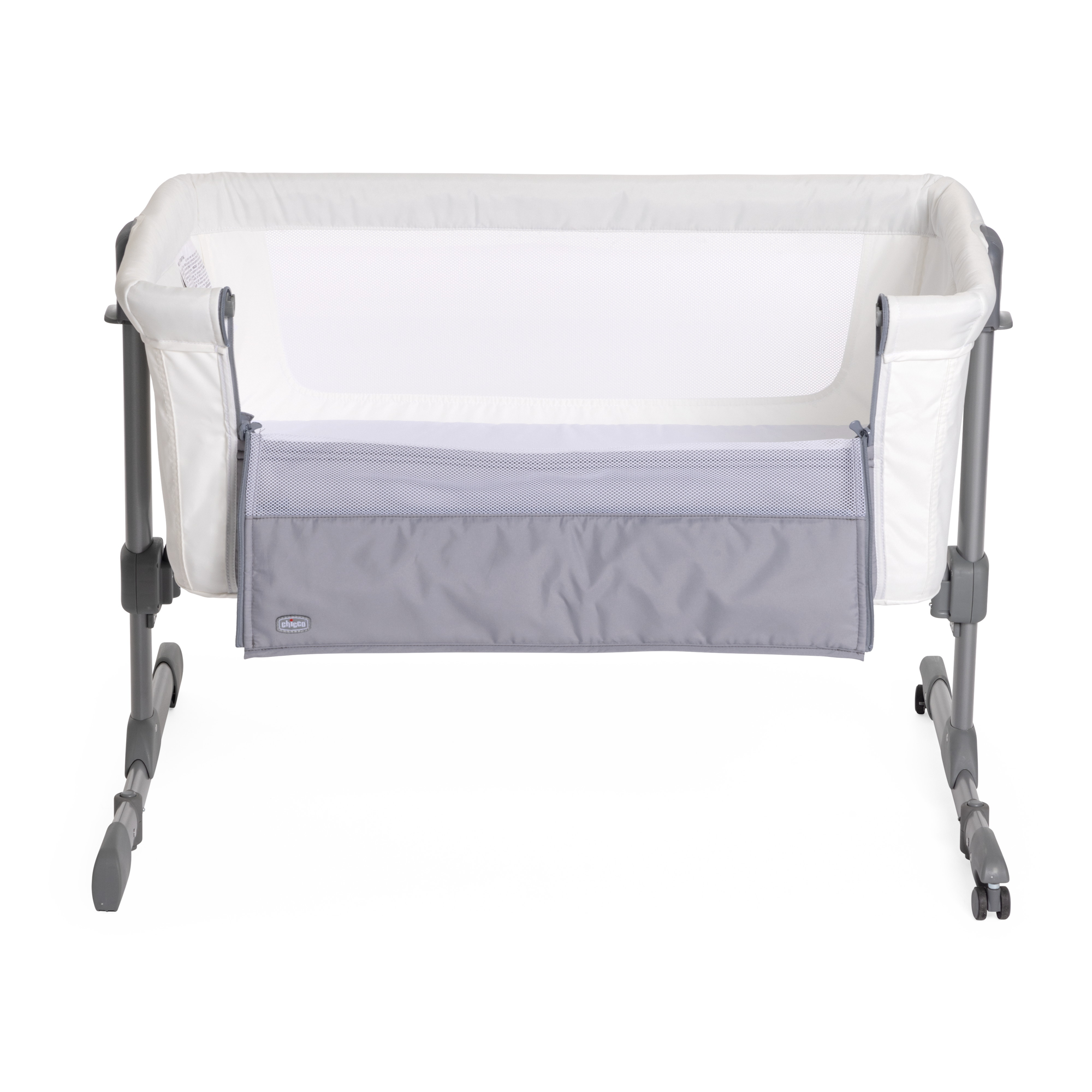 Детская кроватка Chicco Next2Me Essential прямоугольная, без маятника (белый) - фото 3