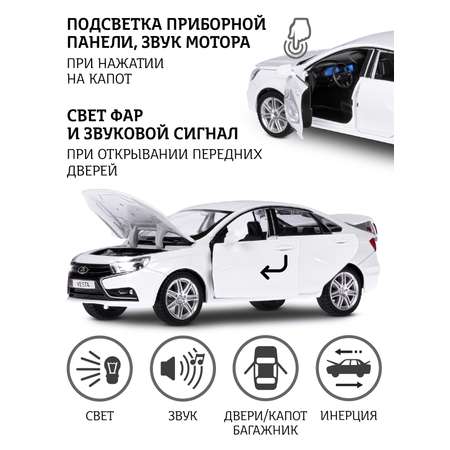 Автомобиль АВТОпанорама LADA Vesta 1:24