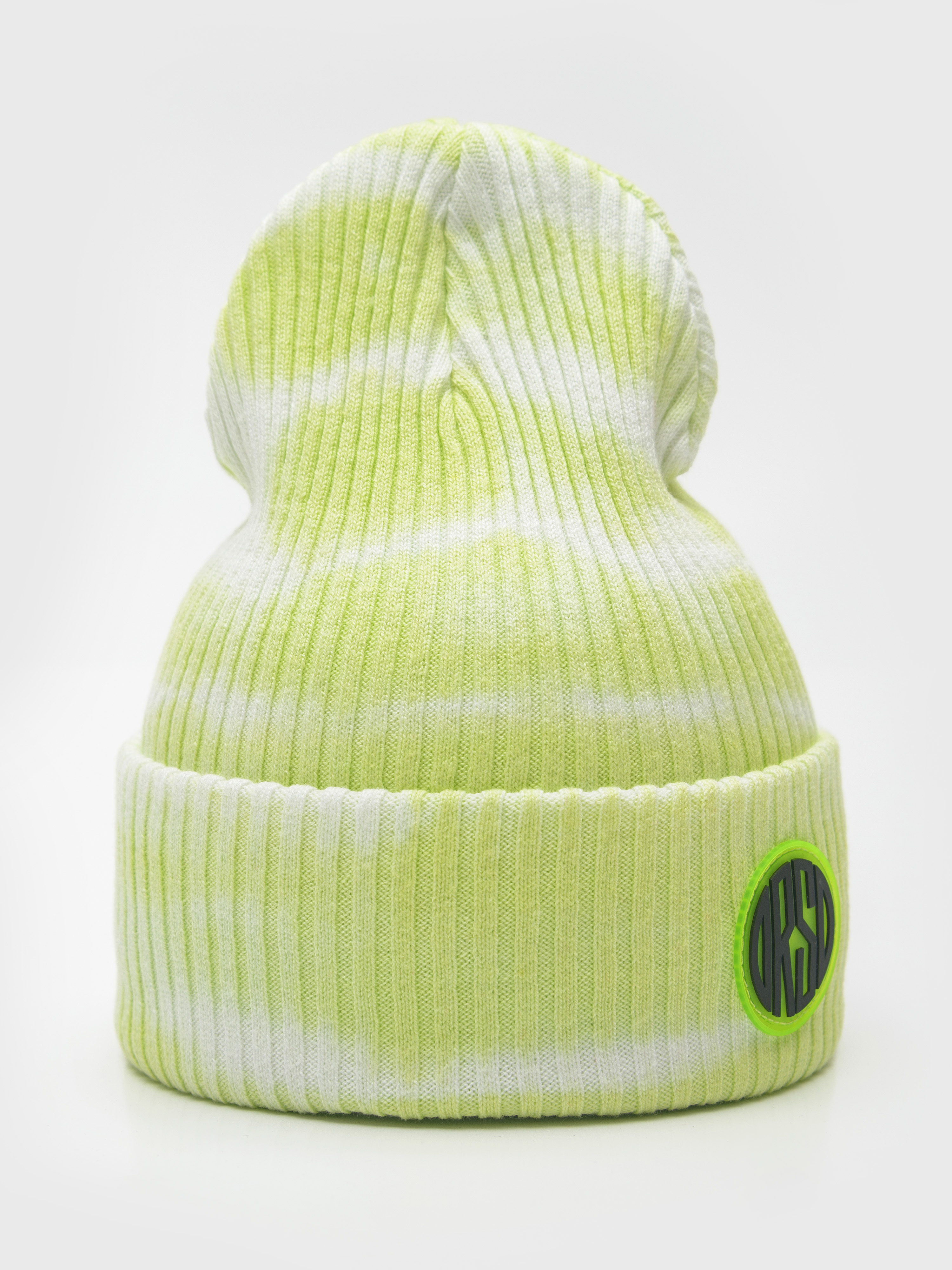 Шапка Orso Bianco 01577-22_ярк.салатовый тай-дай - фото 1