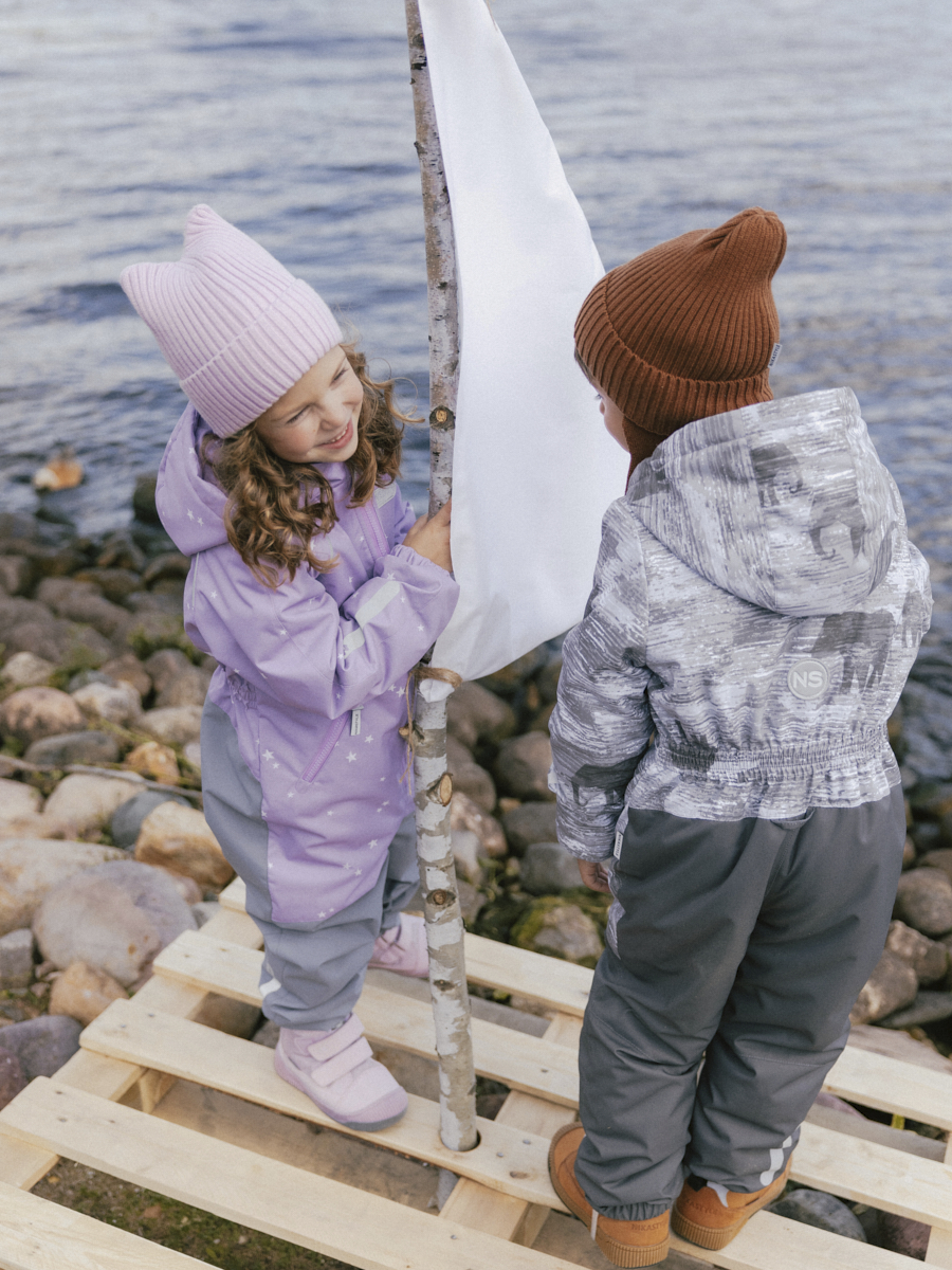 Комбинезон NIKASTYLE 8м0626 пудра/светло-серый - фото 6