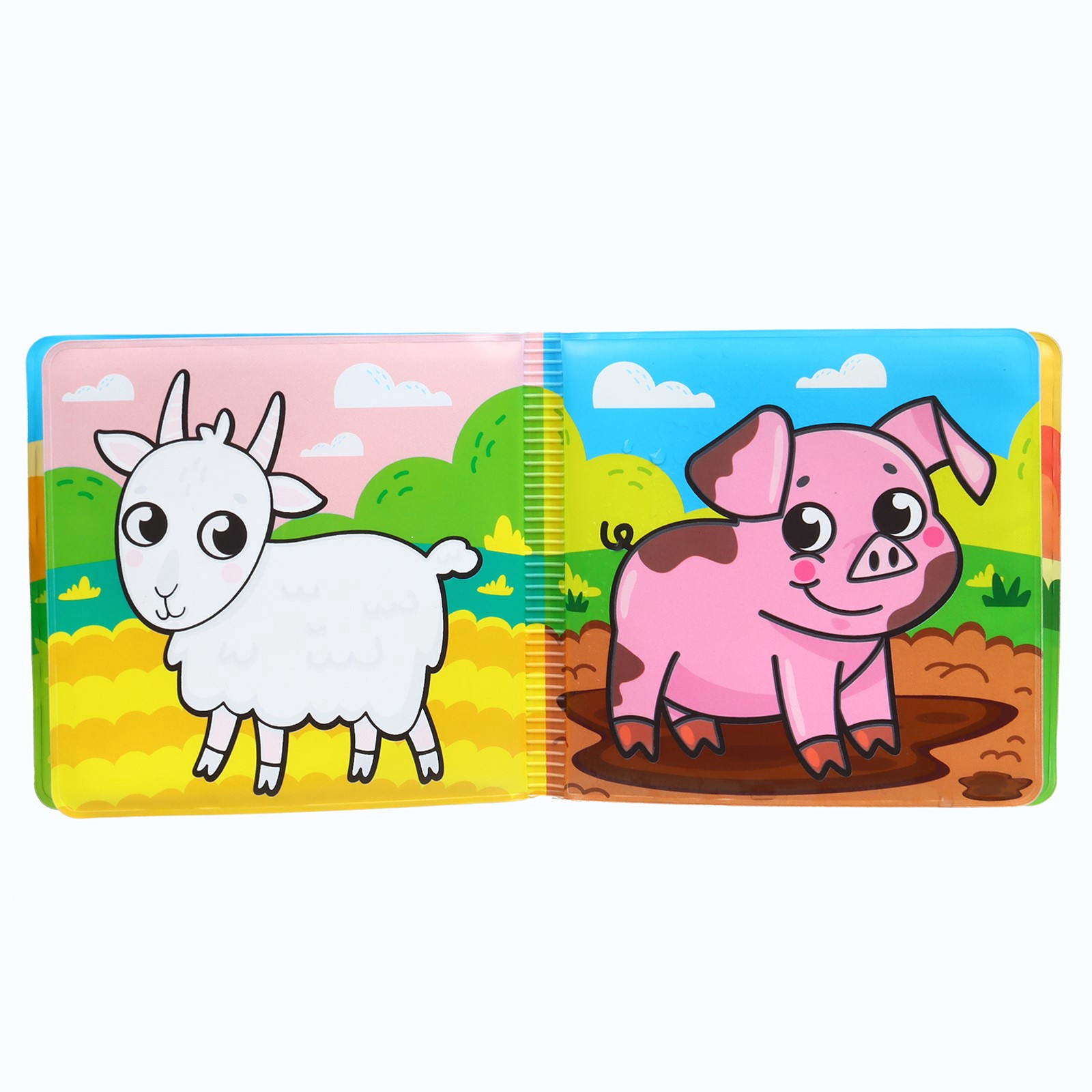 Книжка раскраска Крошка Я для ванны На ферме - фото 7