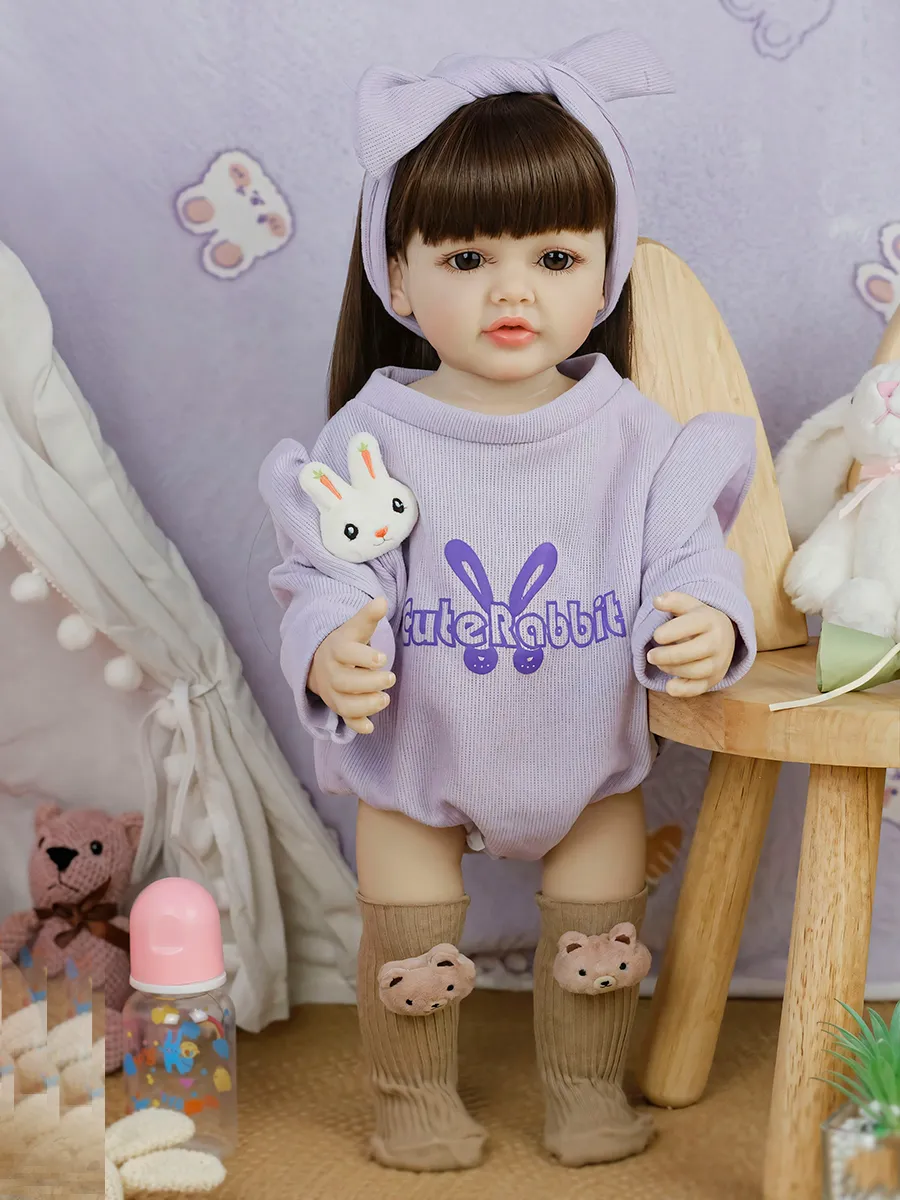 Кукла пупс Reborn Dolls Лия высота 55 см MM8542 - фото 1