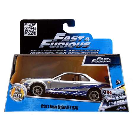 Автомобиль Jada Toys Nissan 1:32 серебряный