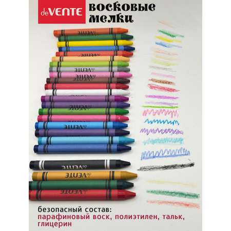 Восковые мелки deVENTE 24 шт.