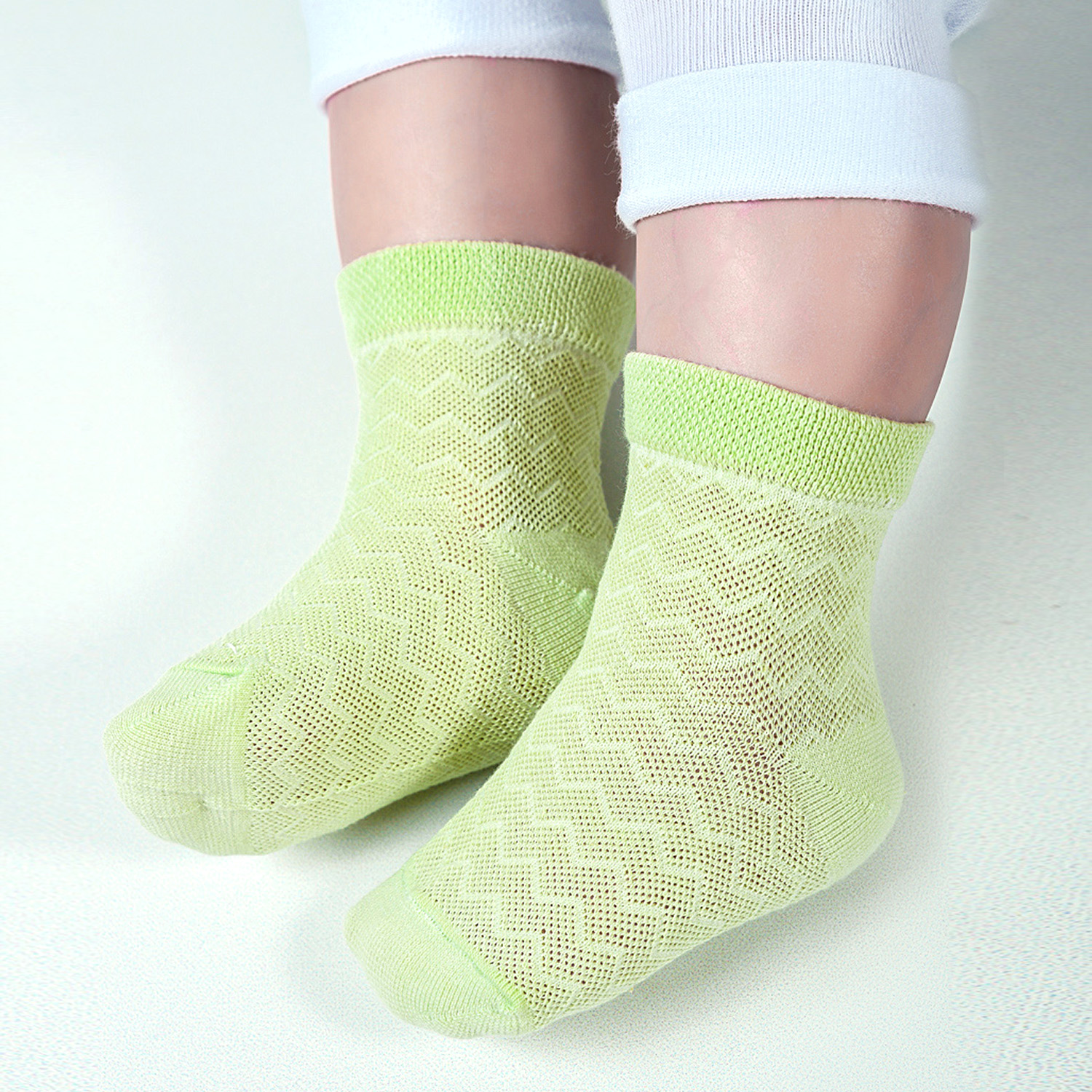 Носки Smolicek WK-74/Св. Зеленый - фото 5