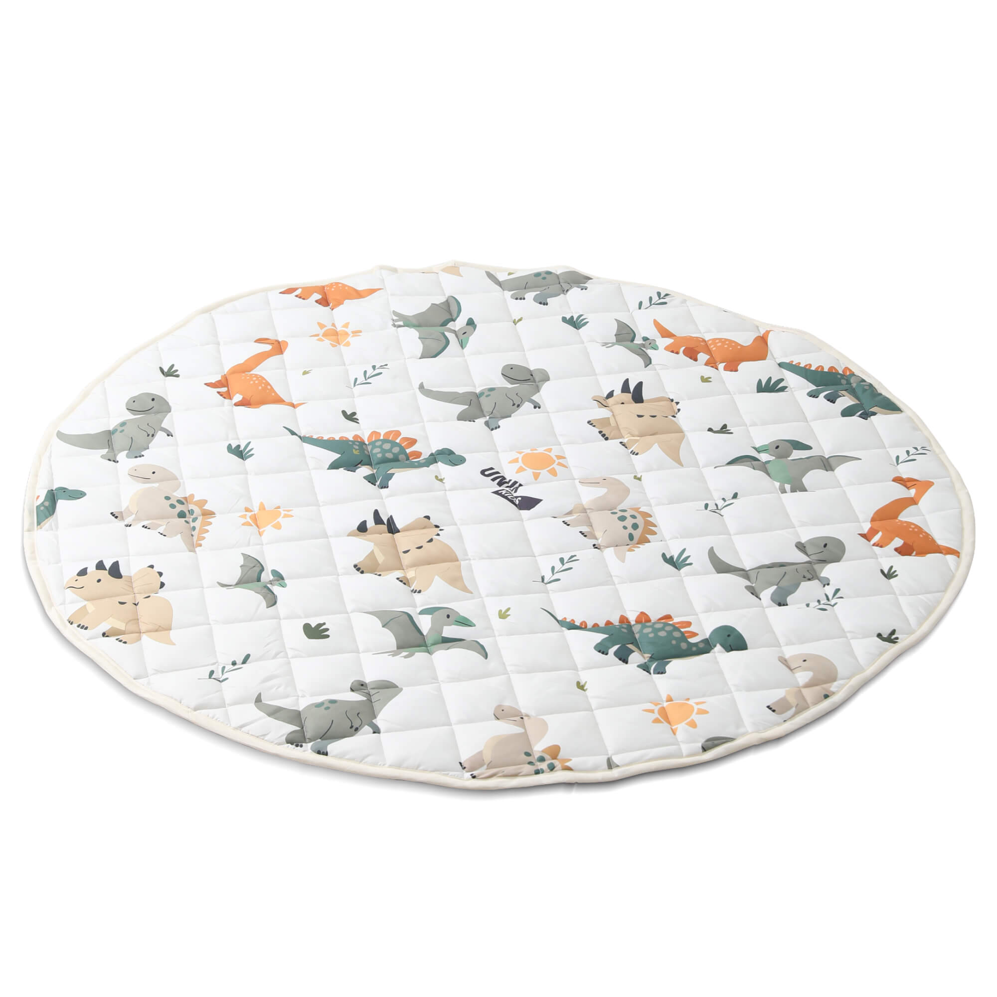 Детский складной коврик UNIX Kids Дино круглый для игр, ползания 150 x 150 см - фото 10