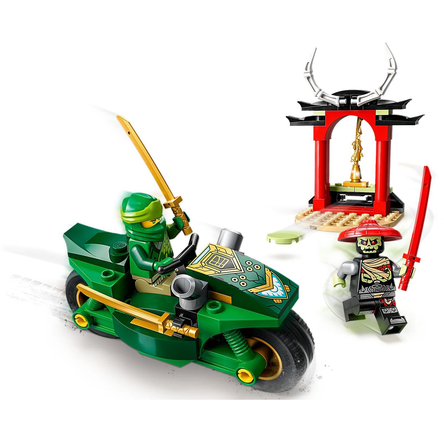 Конструктор LEGO NINJAGO Ниндзяго Уличный велосипед 64 дет. - фото 4