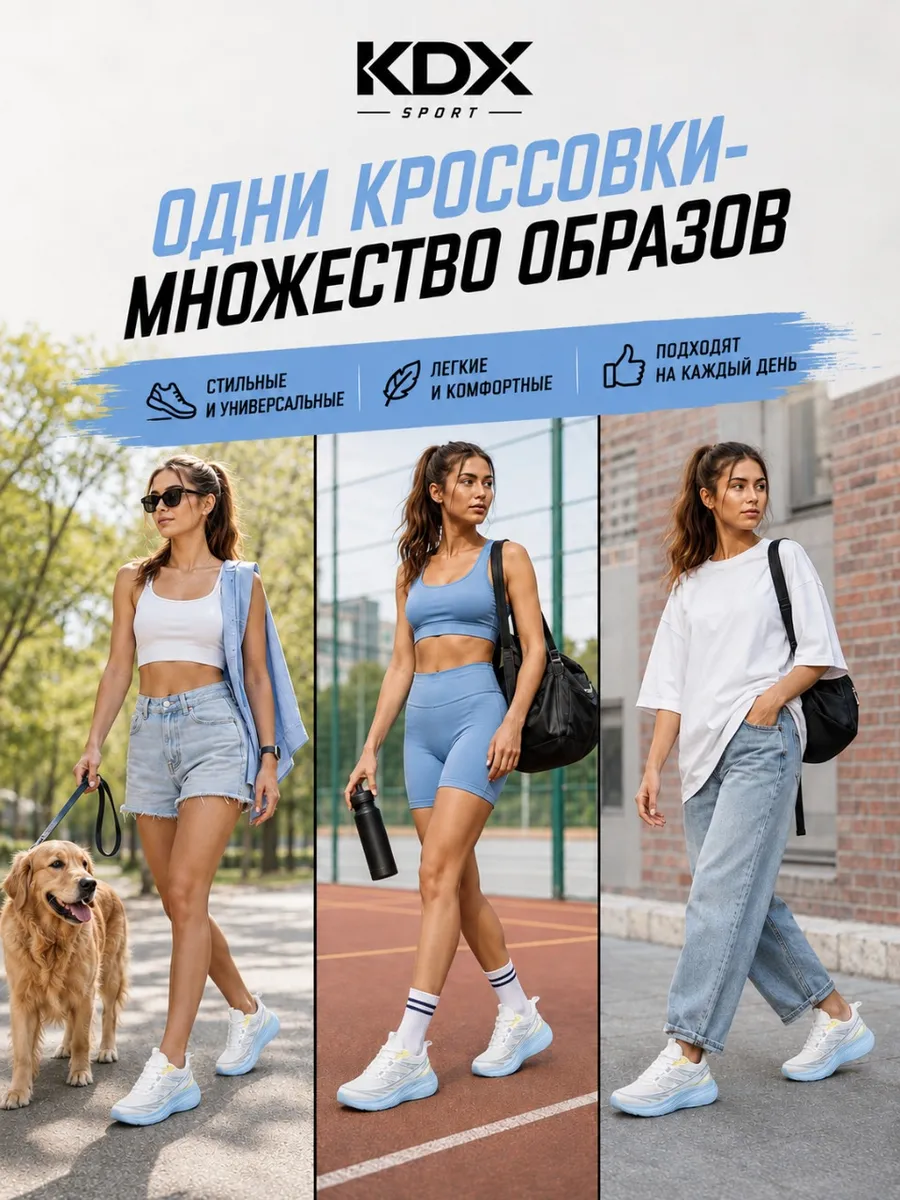 Кроссовки KDX WH-03 multi - фото 3