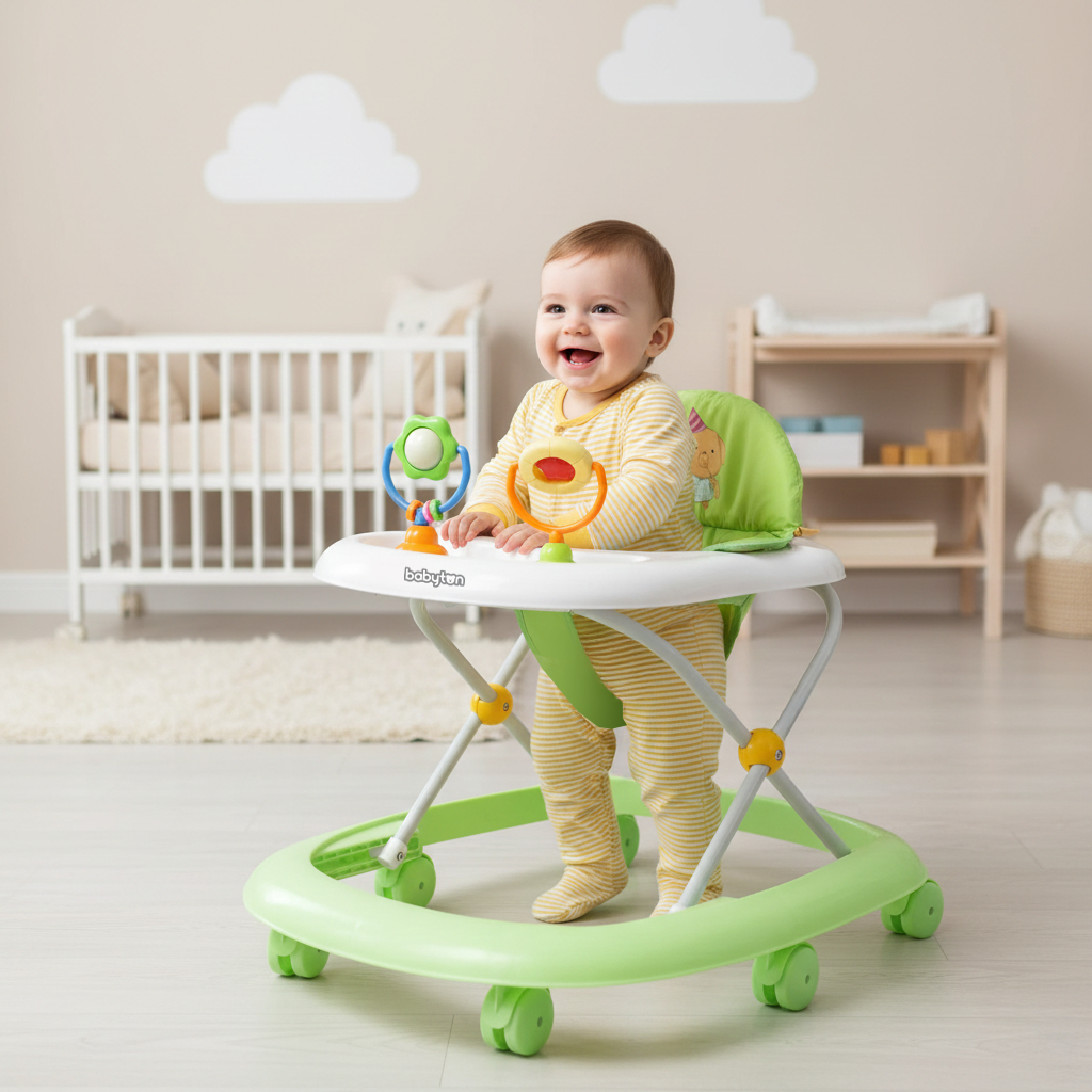 Ходунки Babyton зеленый - фото 2