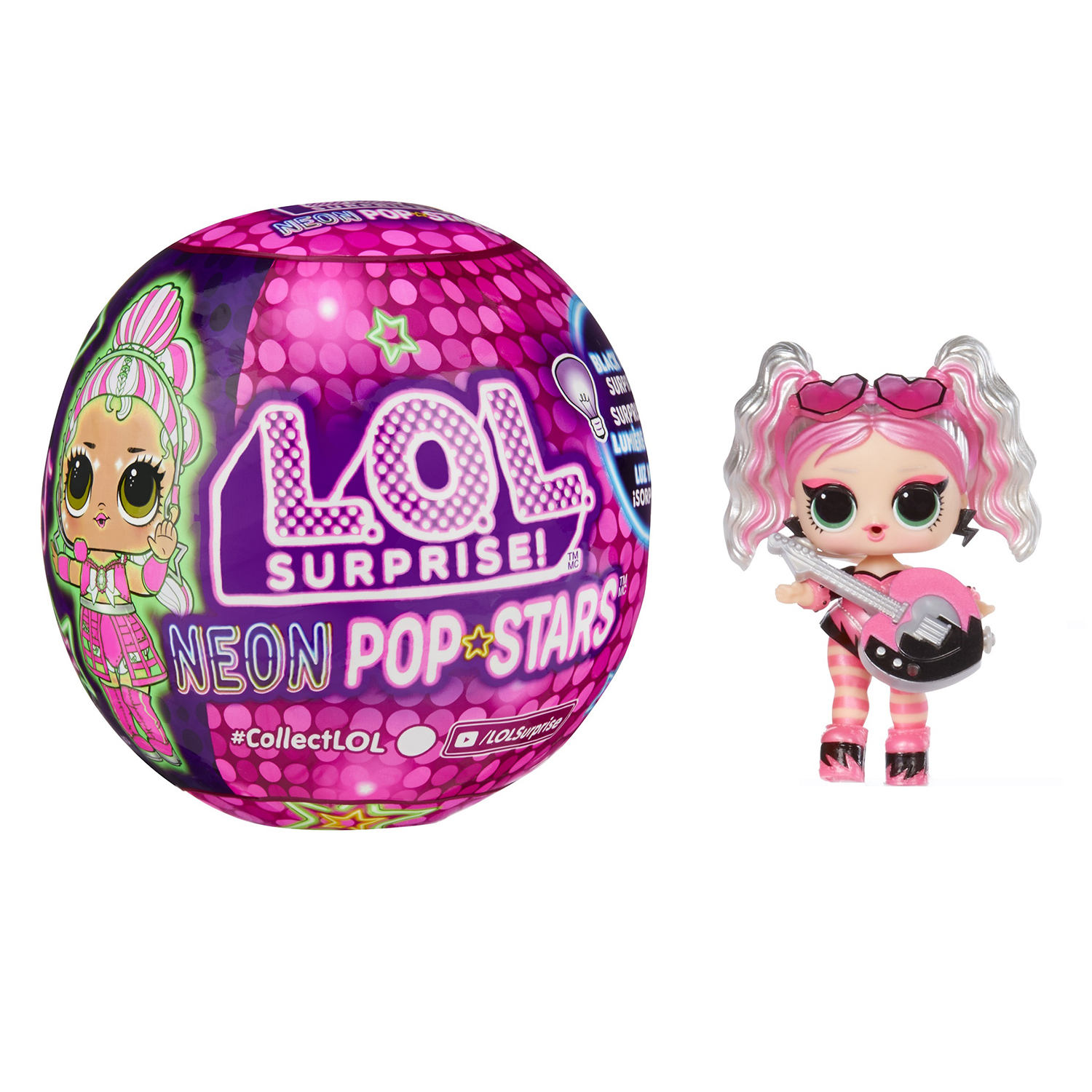 Кукла мини L.O.L. Surprise! Neon 43555 - фото 3