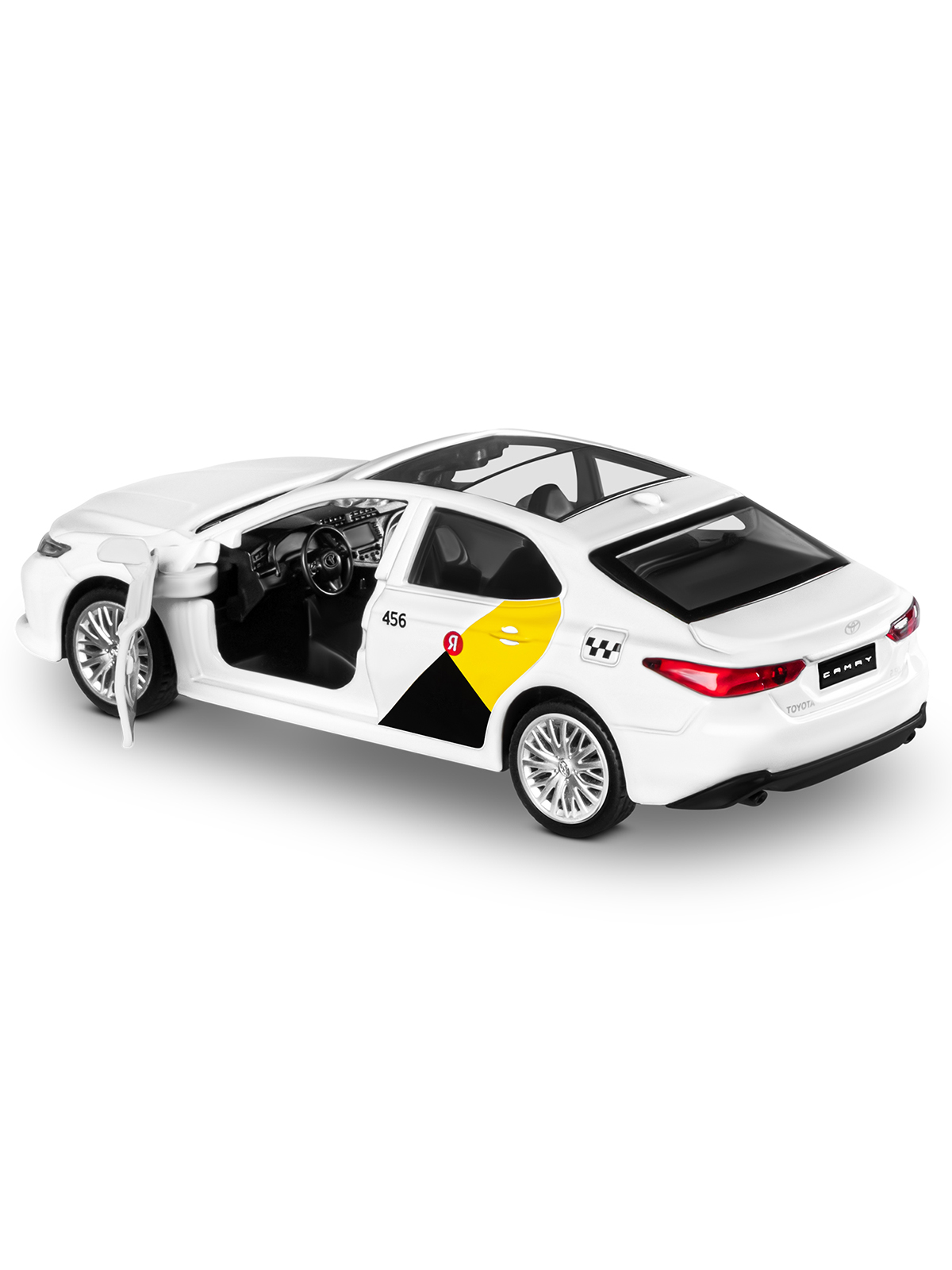 Автомобиль Яндекс GO Toyota Camry Такси 1:43 JB1251484 - фото 15