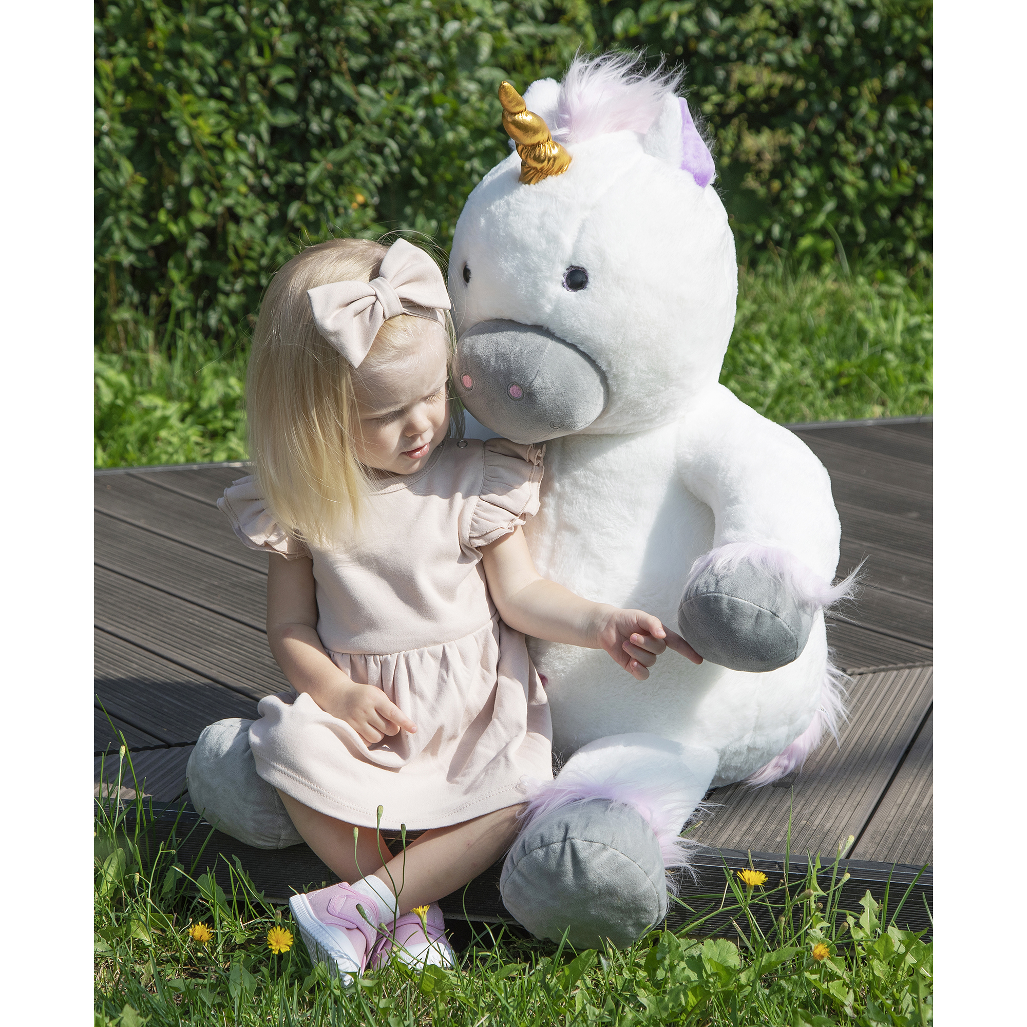 Мягкая игрушка Fluffy Family Единорог 60 см - фото 5