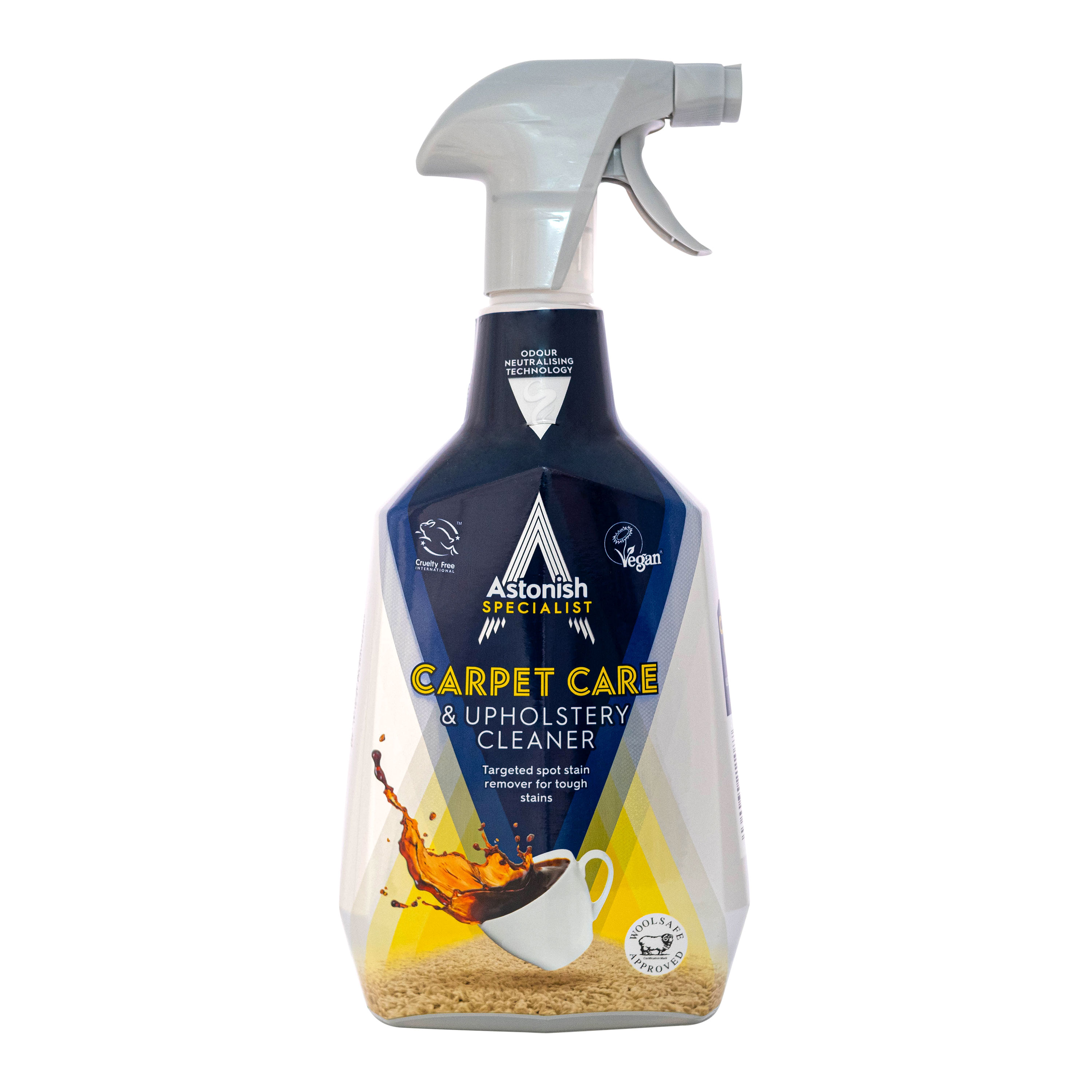 Чистящее средство Astonish для ковров и обивки с нейтрализатором запаха Carpet Care Cleaner 750 мл. - фото 1