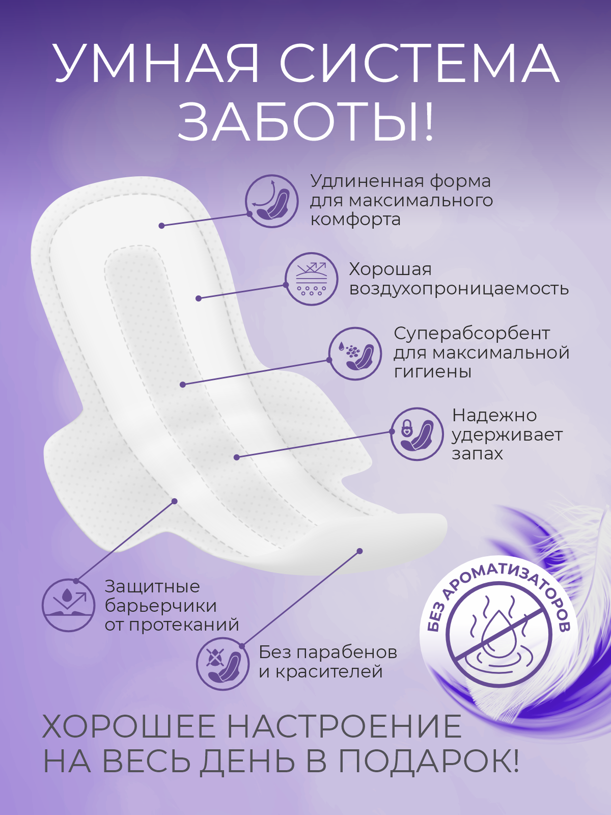 Прокладки впитывающие Extra Soft, 28 шт. Melitina Гигиенические прокладки 6 капель - фото 2