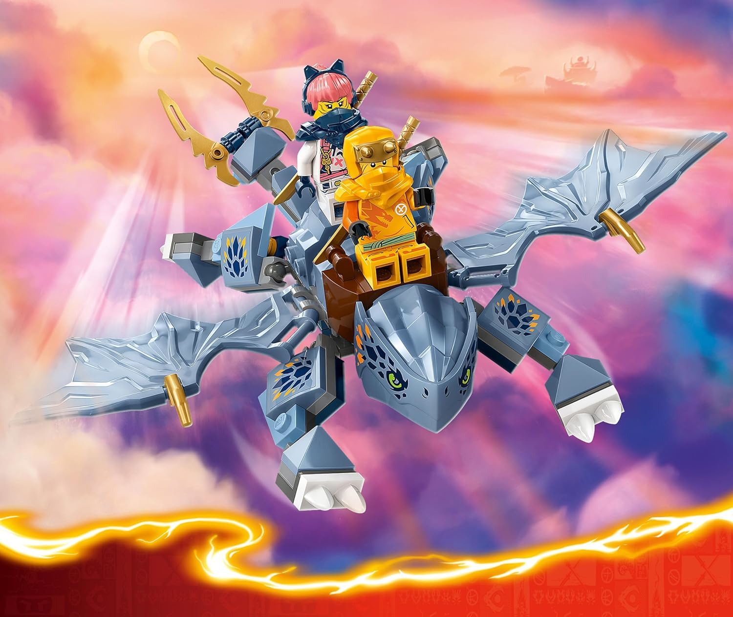 Конструктор LEGO NINJAGO Малыш дракончик Рию 132 дет. - фото 9