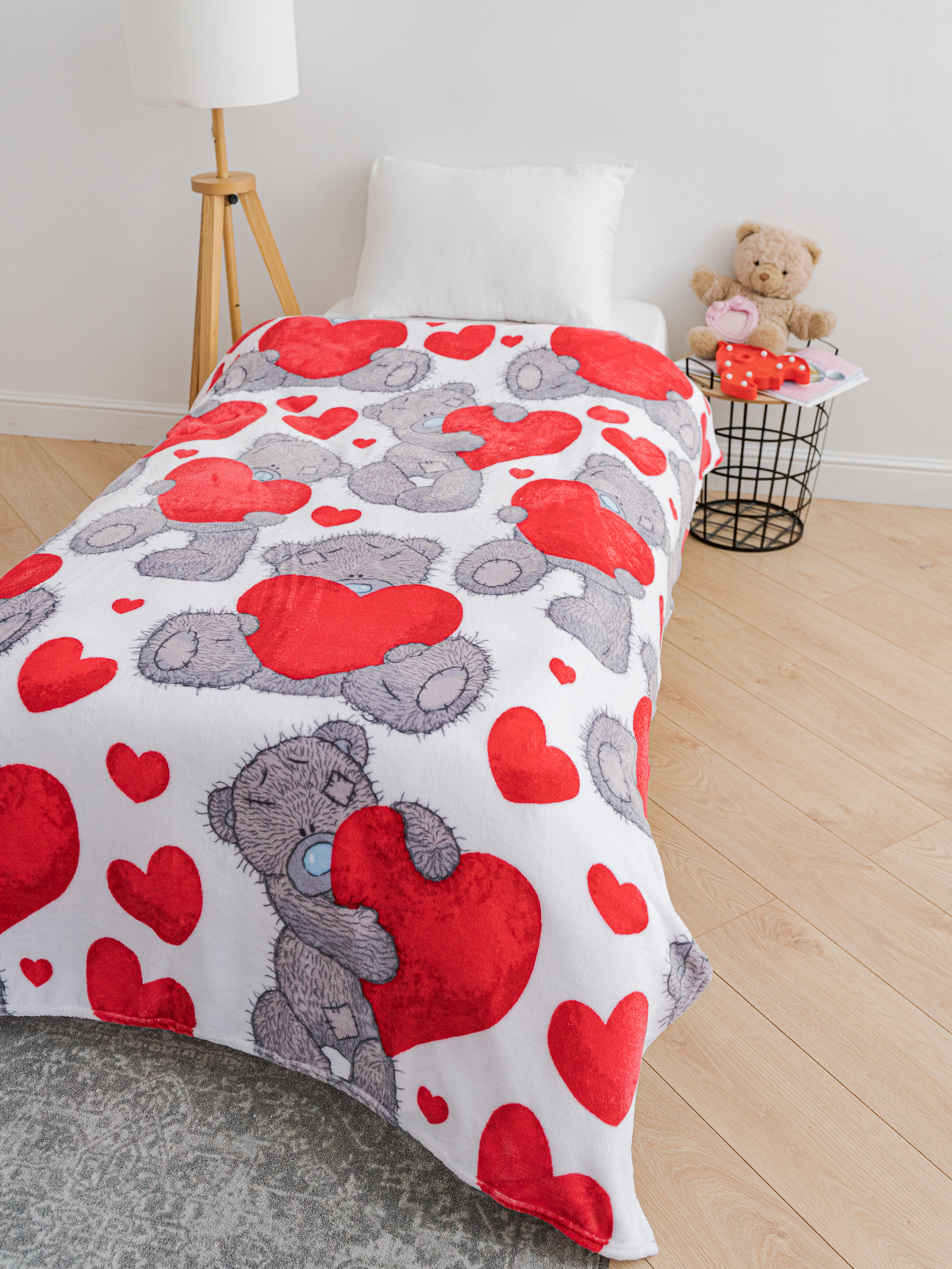 Плед Павлинка Аэро софт Медвежонок Тедди 150 x 200 см - фото 9