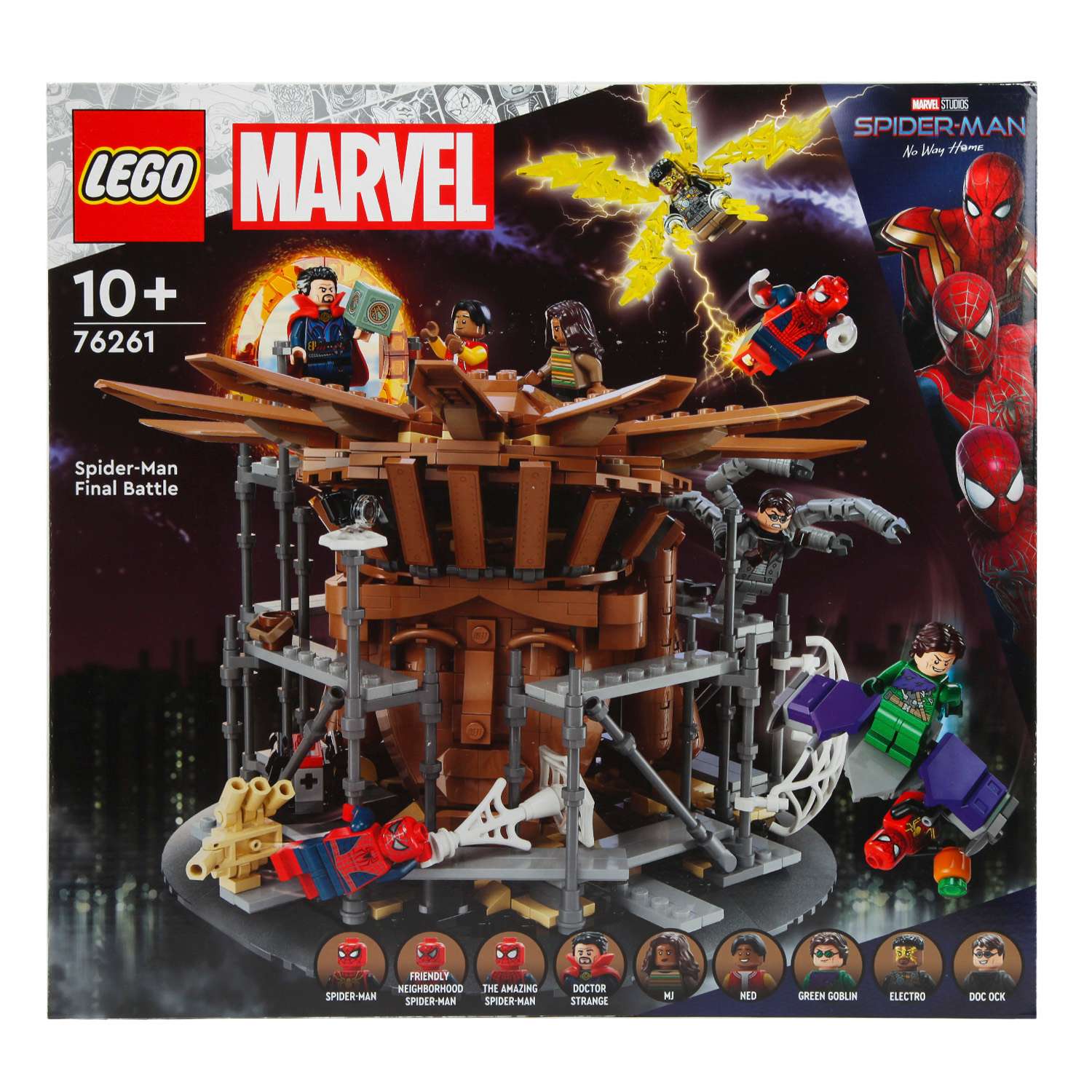 Конструктор LEGO Marvel Super Heroes Spider-Man Final Battle 900 дет. - фото 9