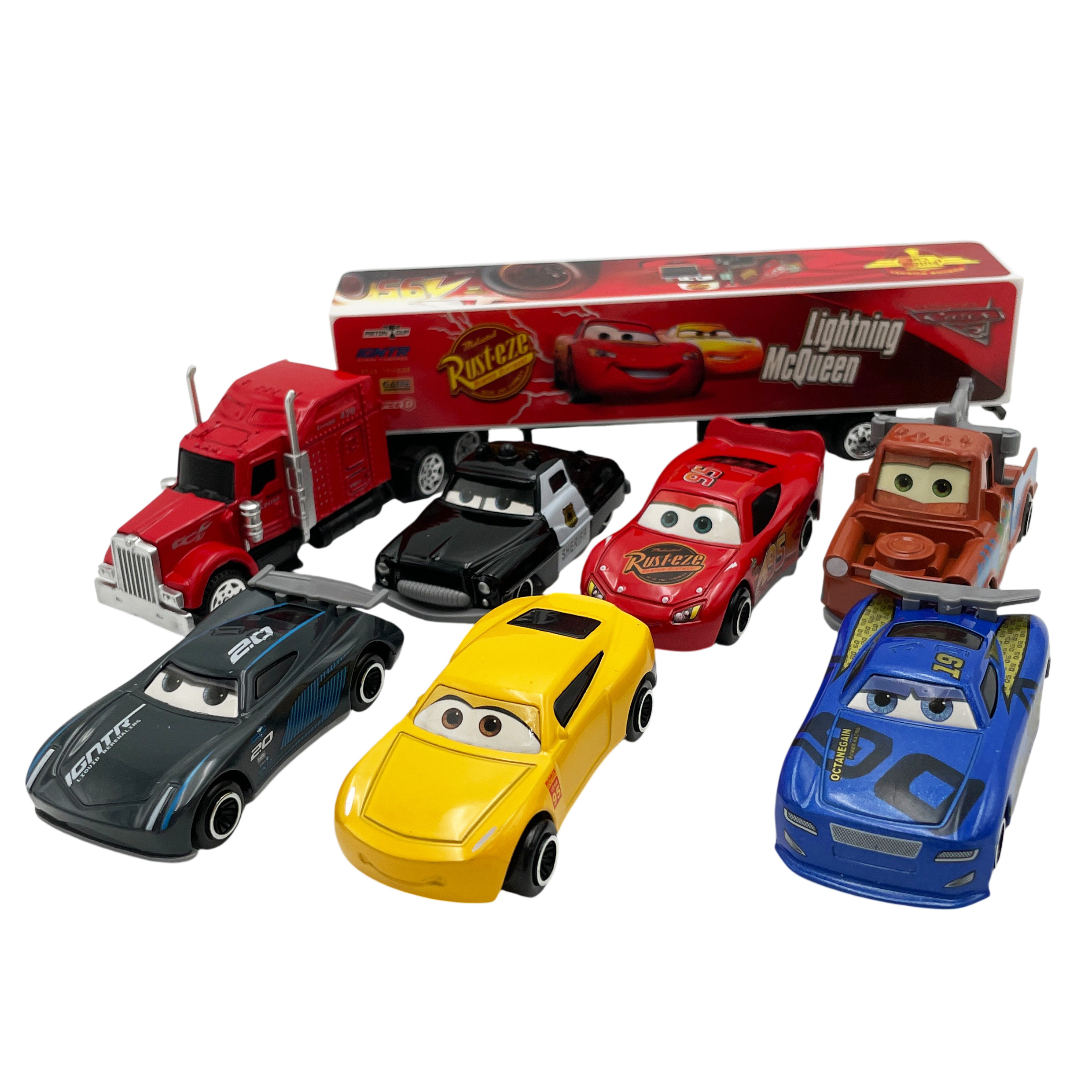 Игровой набор Zhorya Молния Маккуин McQueen 7 штук Q186-122 - фото 9