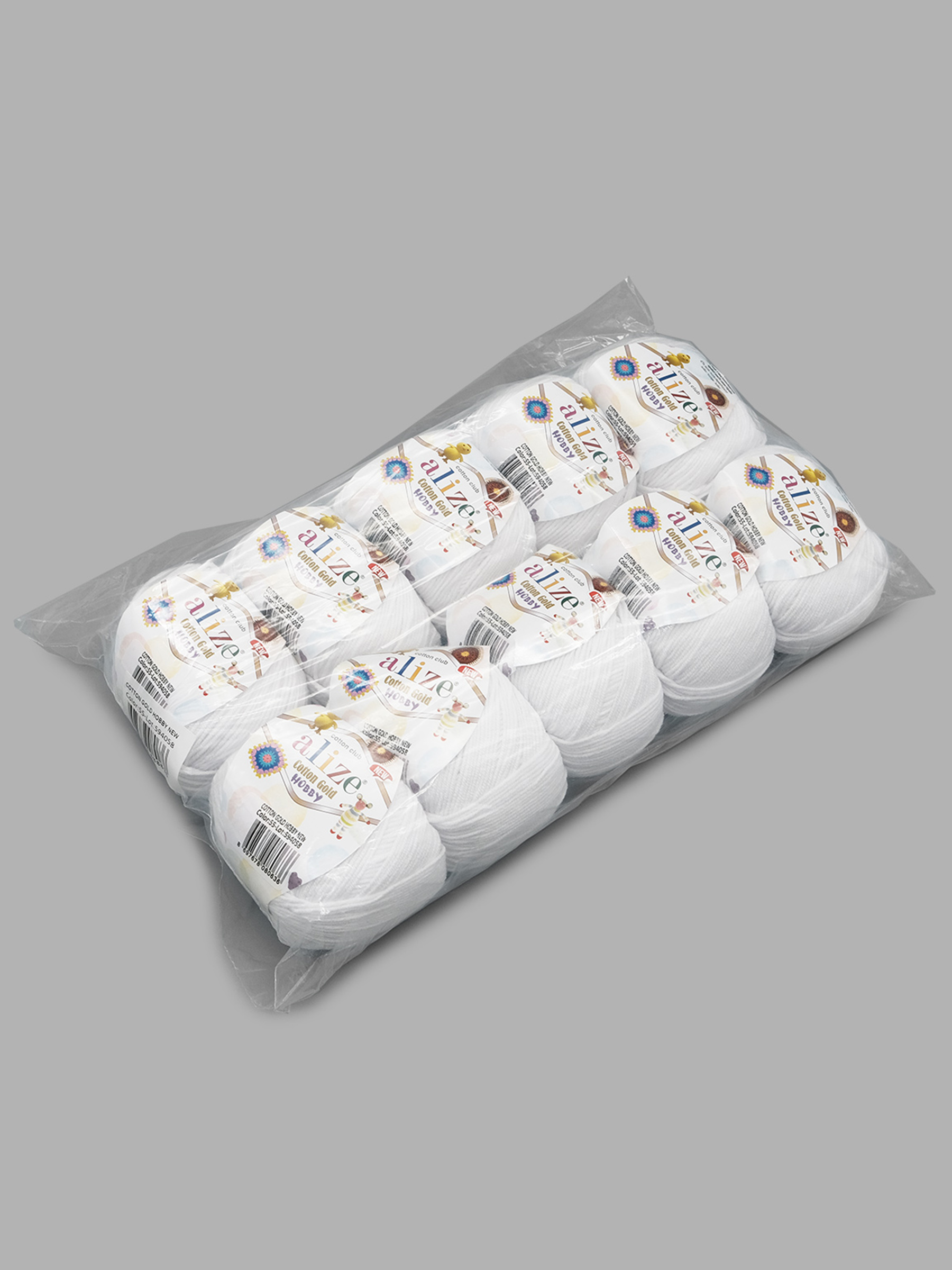 Пряжа для вязания Alize Cotton Gold Hobby 50 г 165 м 10шт - фото 3