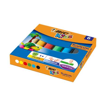 Пластилин BIC 6 цв.