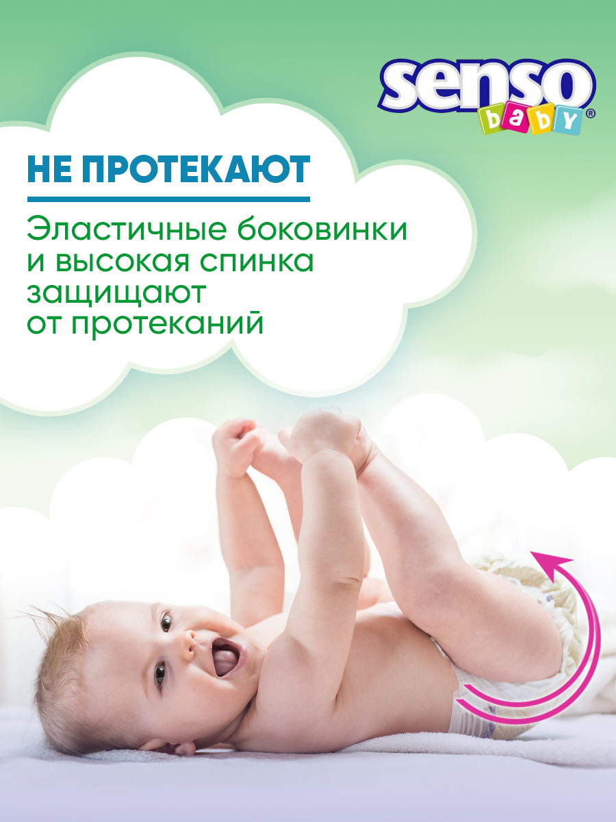Подгузники SENSO BABY 6 64 шт. - фото 4