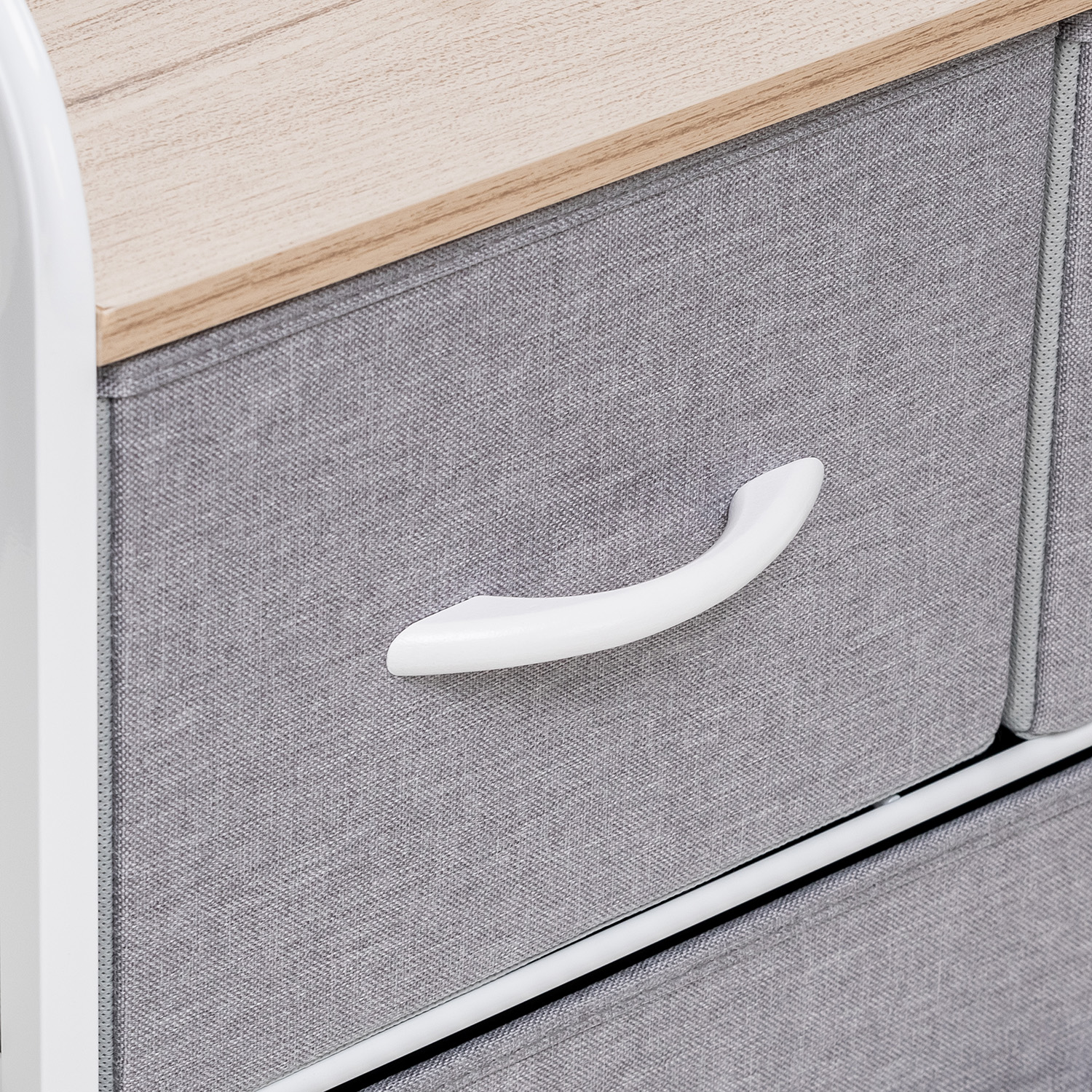 Комод Leset Ноа широкий (серый, белый) - фото 9