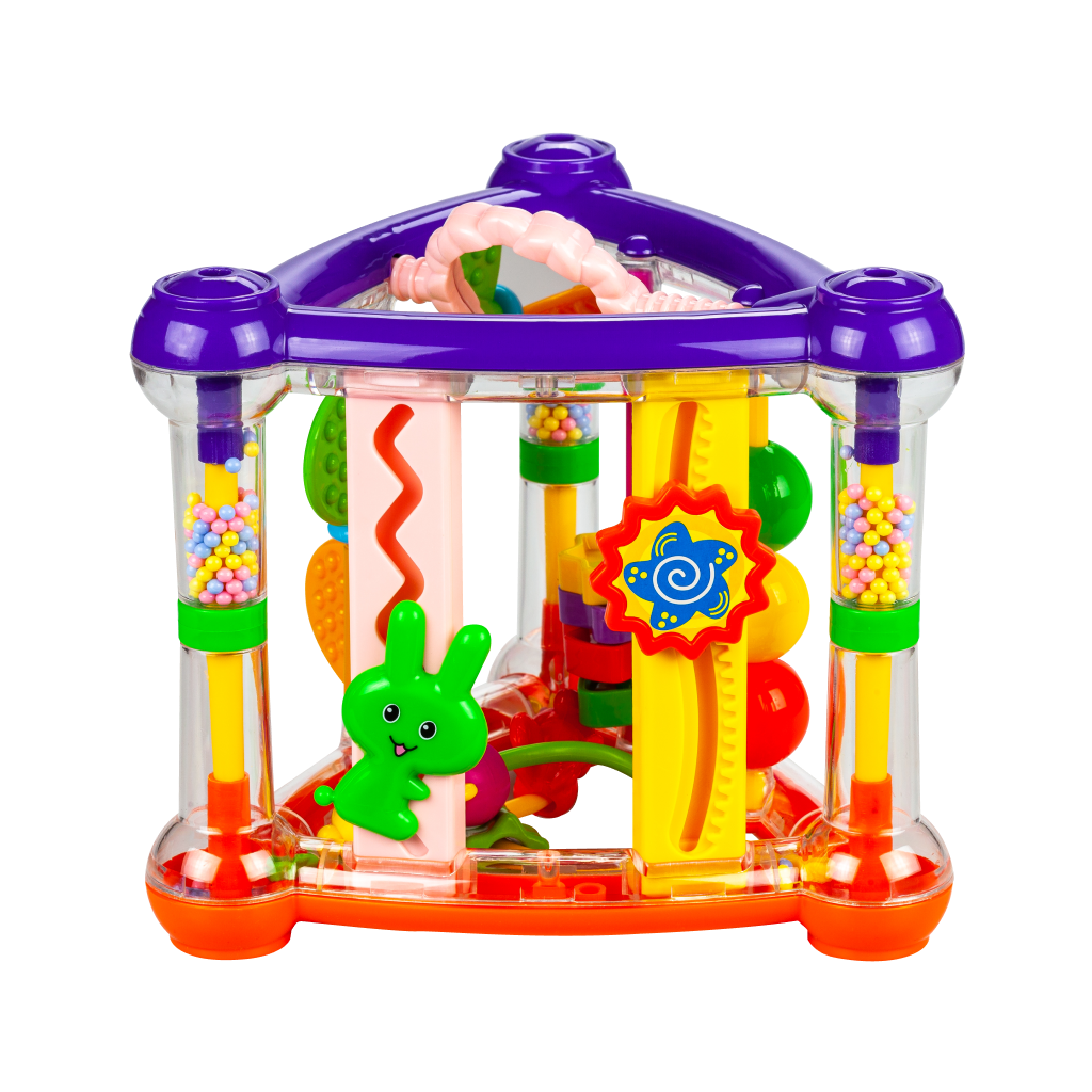 Игрушка Solmax бизиборд Умный мультикуб Пирамидка - фото 6