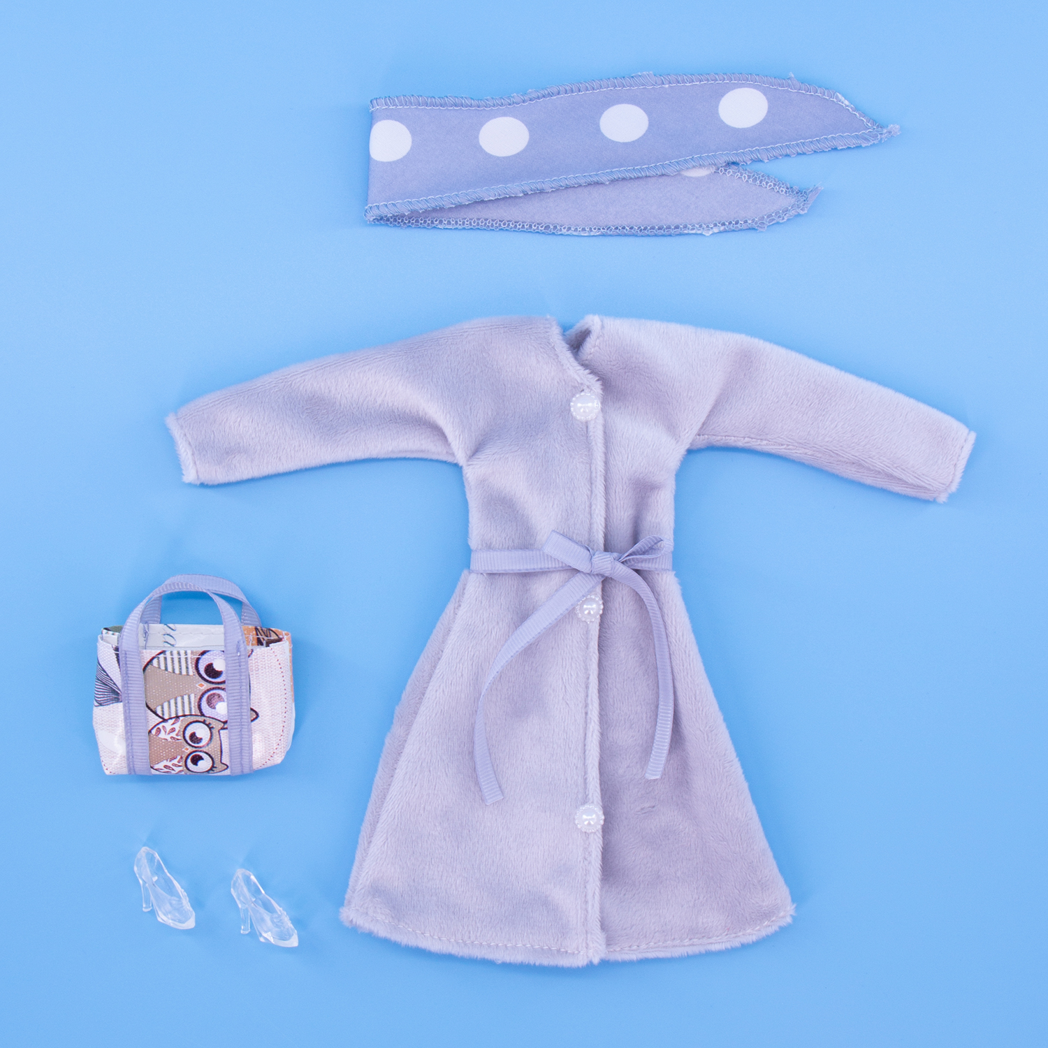 Одежда для кукол Модница 1906серый - фото 14