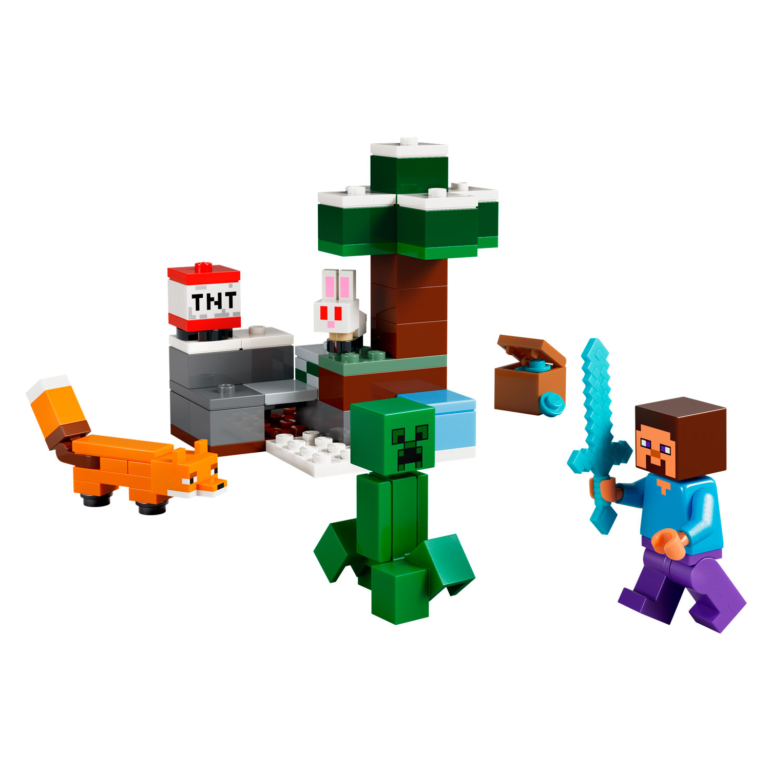 Конструктор LEGO Minecraft Приключения Стива 79 дет. - фото 4