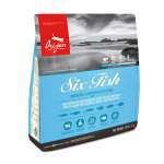 Корм сухой для кошек ORIJEN Six fish 1.8кг беззерновой 6 видов рыб