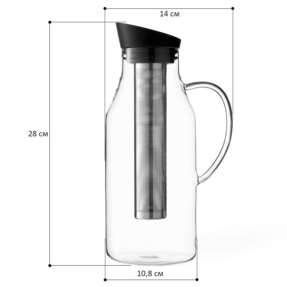 Графин с ситечком Viva Scandinavia Infusion 1,8л V71901 - фото 3