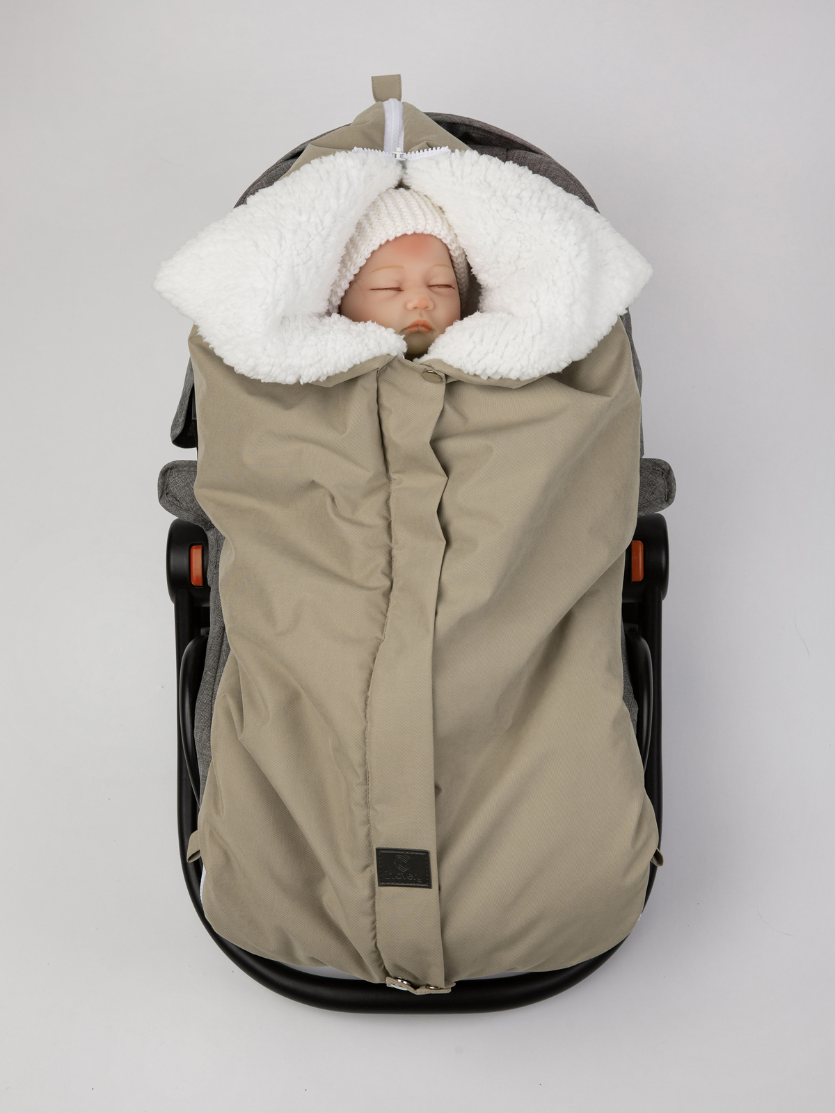 Конверт в коляску inlovery Нортес бежевый - фото 4