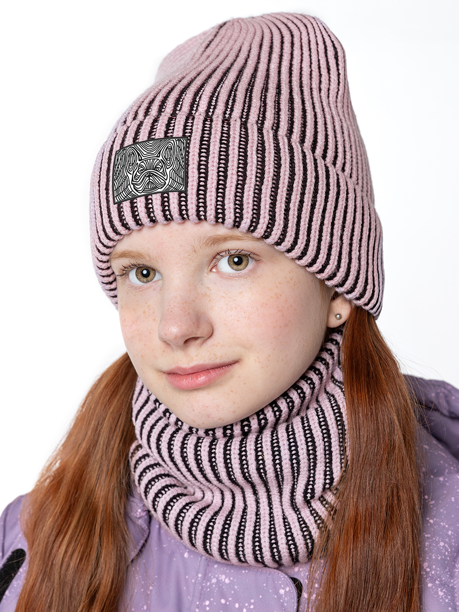 Комплект NIKASTYLE 12з16624мп пудра/черный - фото 1