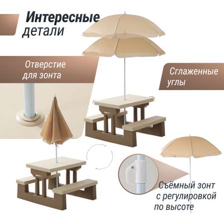Комплект мебели UNIX Kids Garden Camel