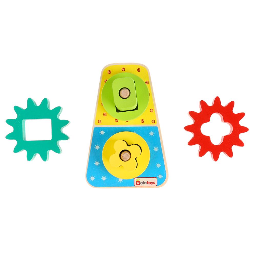 Игрушка Alatoys пазл Шестеренки - фото 2