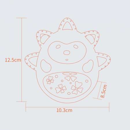 Игрушка BOSSTOYS неваляшка