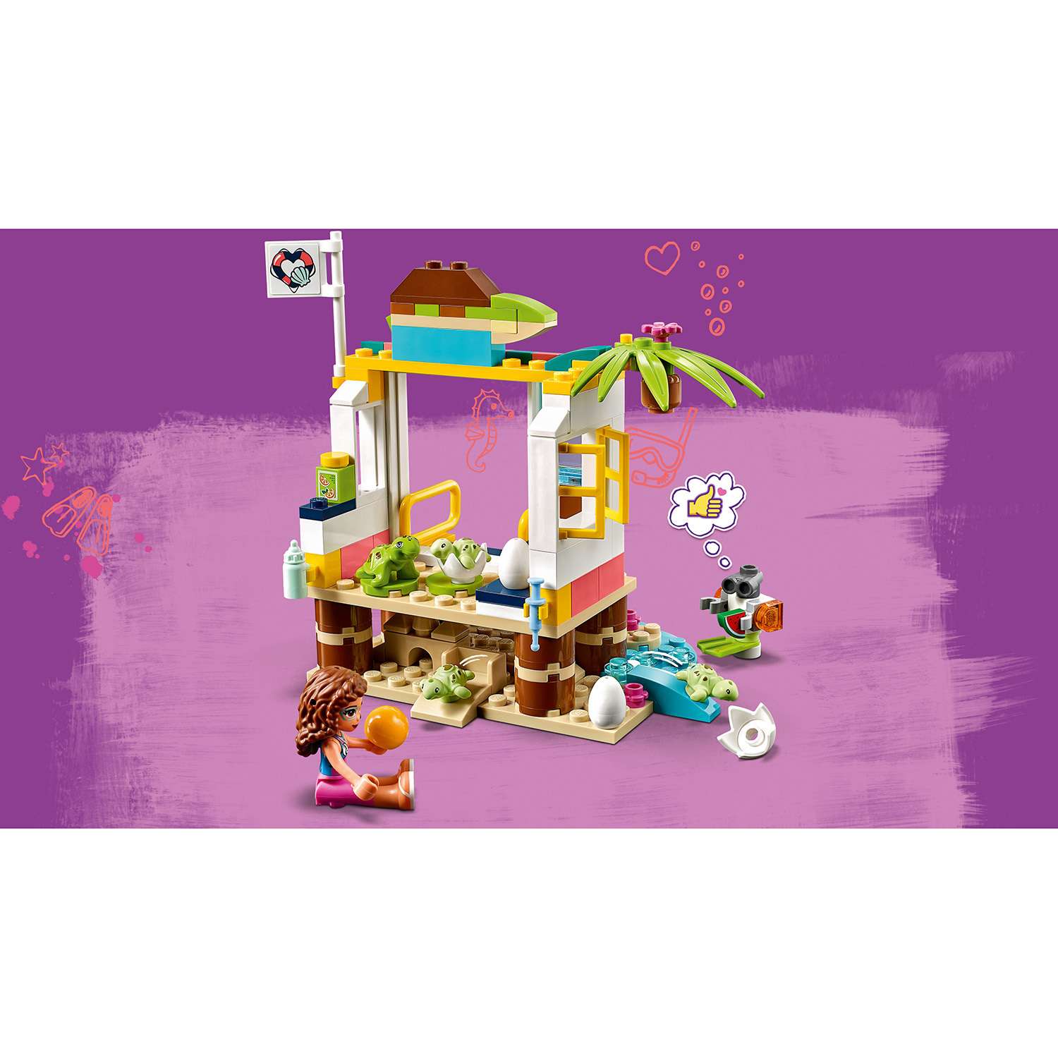 Конструктор LEGO Friends Спасение черепах блочный - фото 12